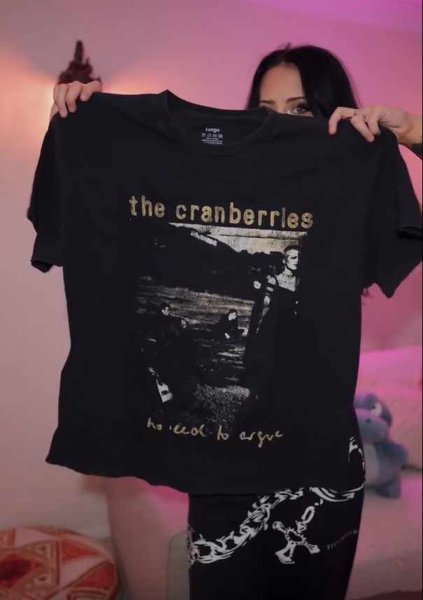 The Cranberries - No Need To Argue 1995 World Tour - Black Washed