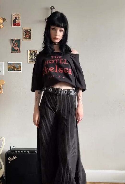 Rare The Hotel Chelsea Washed Black Tee