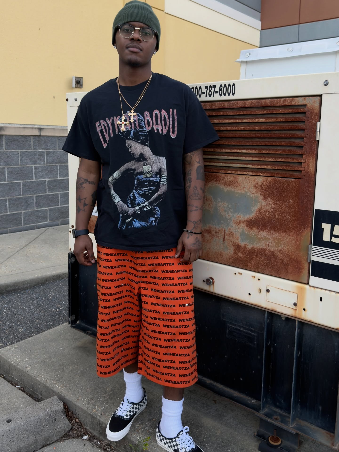 Erykah Badu 2001 Tour Washed Black T-Shirt