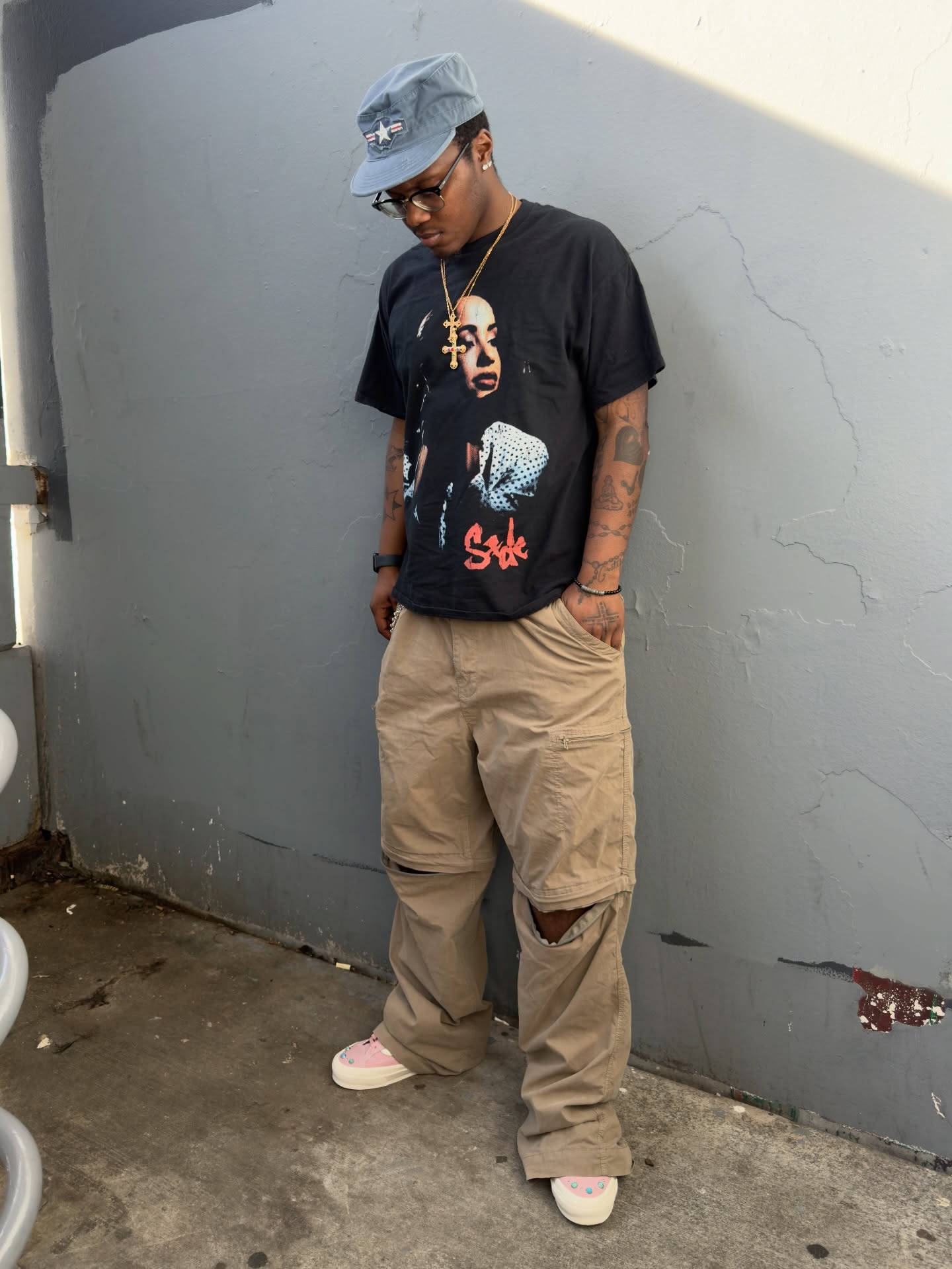 Sade 93 Tour Washed Black T-Shirt