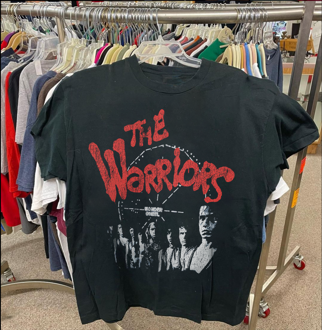 THE WARRI0RS VINTAGE BLACK T-SHIRT