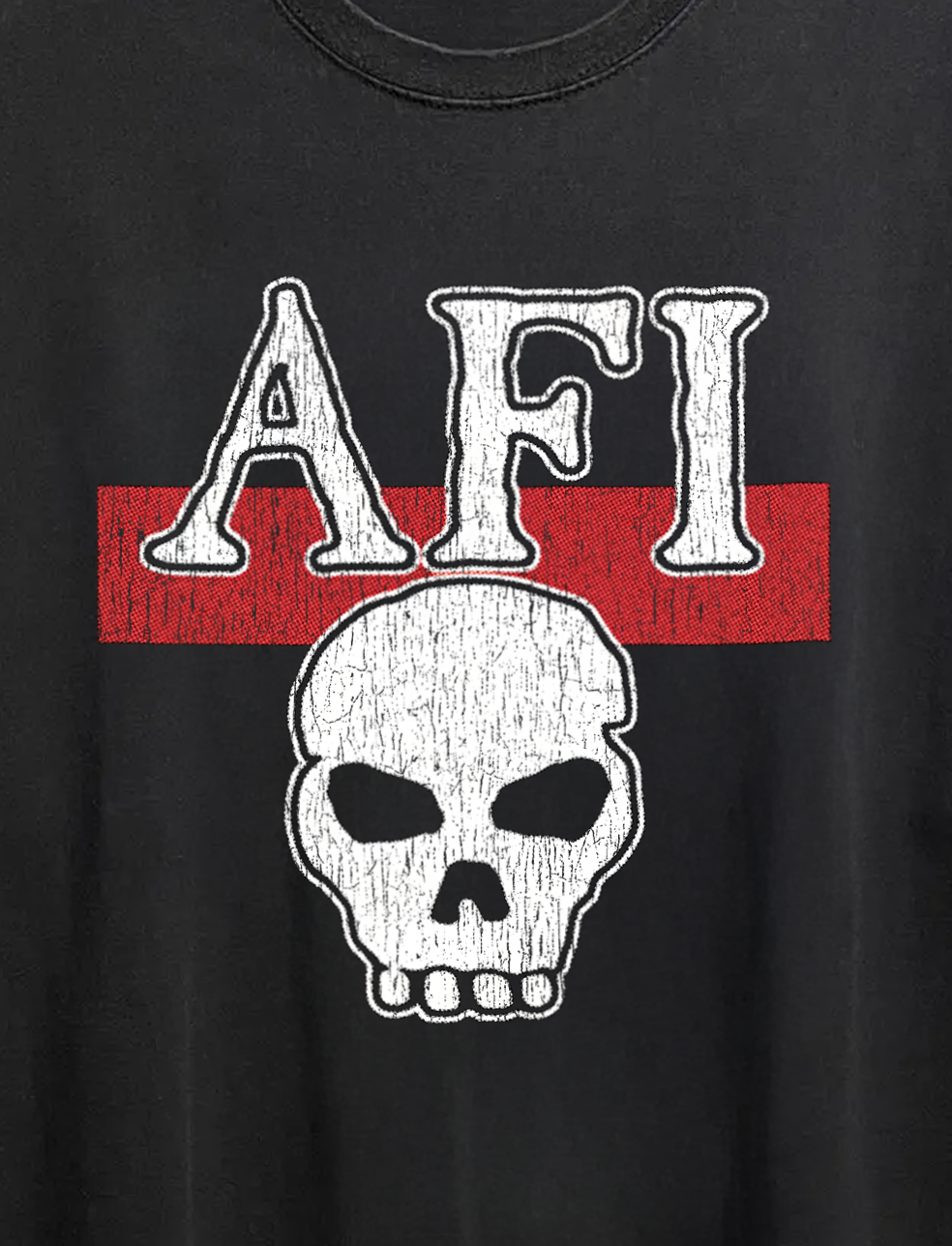 90's AFI Washed Black Tee