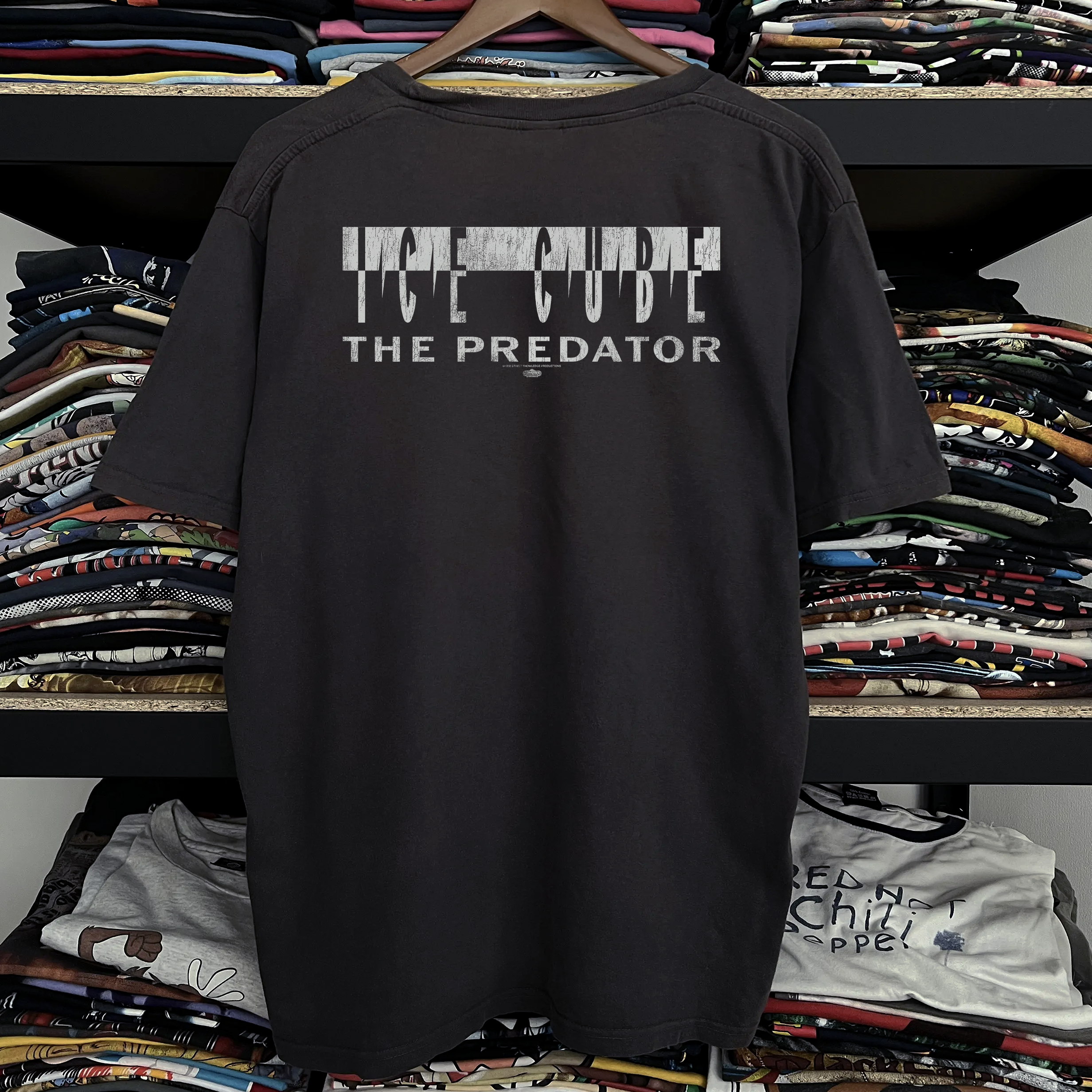 1992 Ice Cube The Predator Washed Black Tee