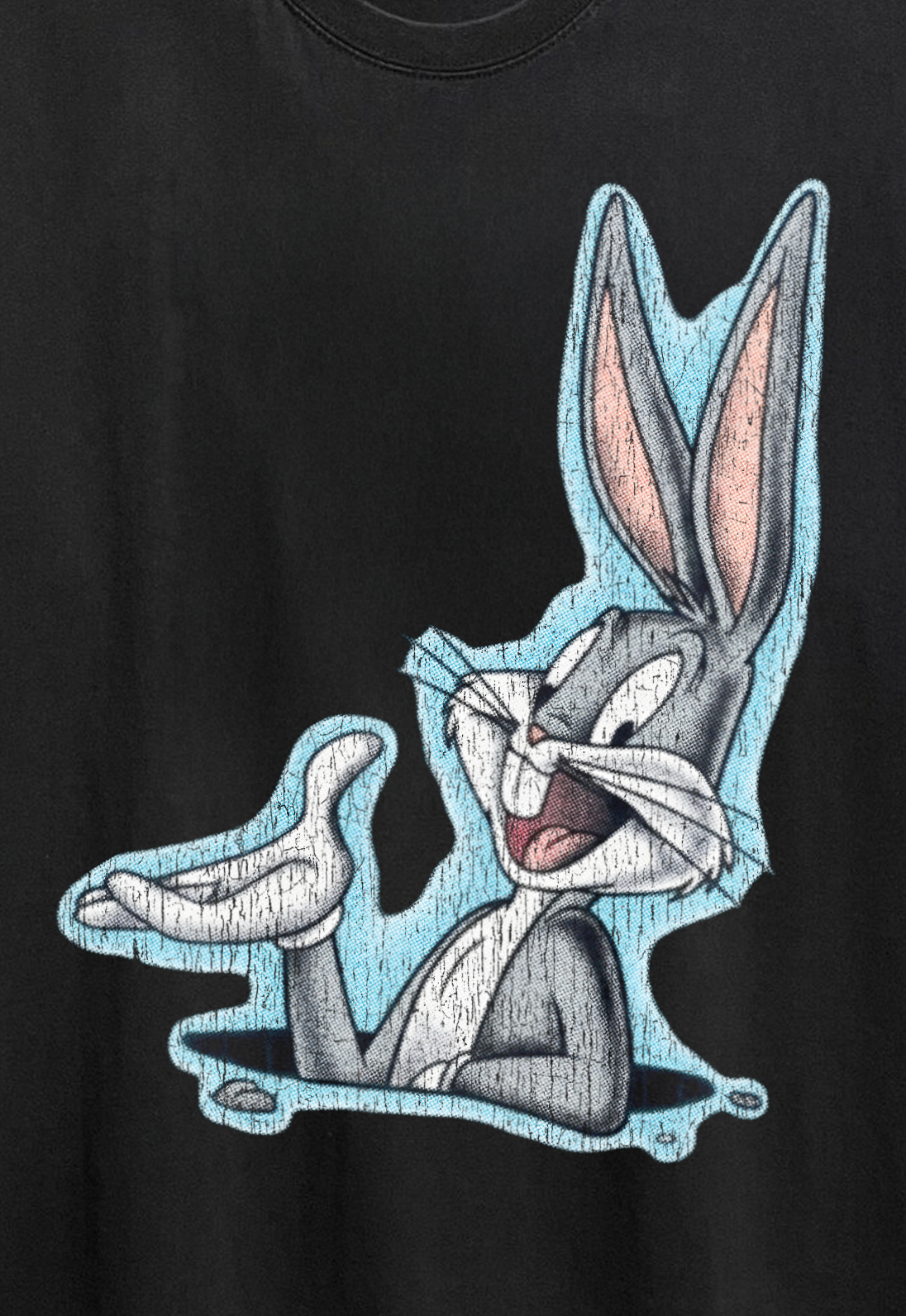 Bugs Washed Black Tee