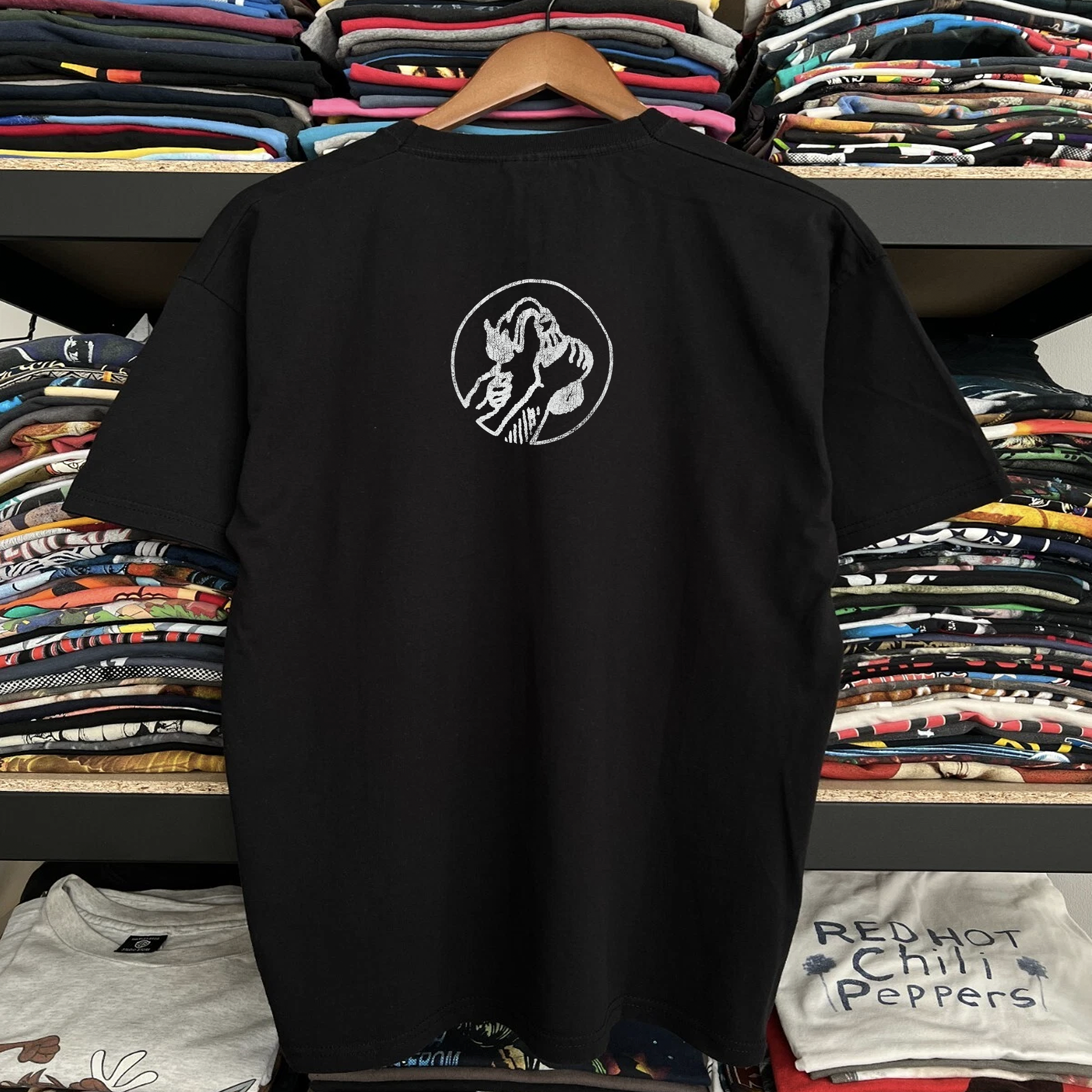 90s Rage Against The Machine Washed Black Tee