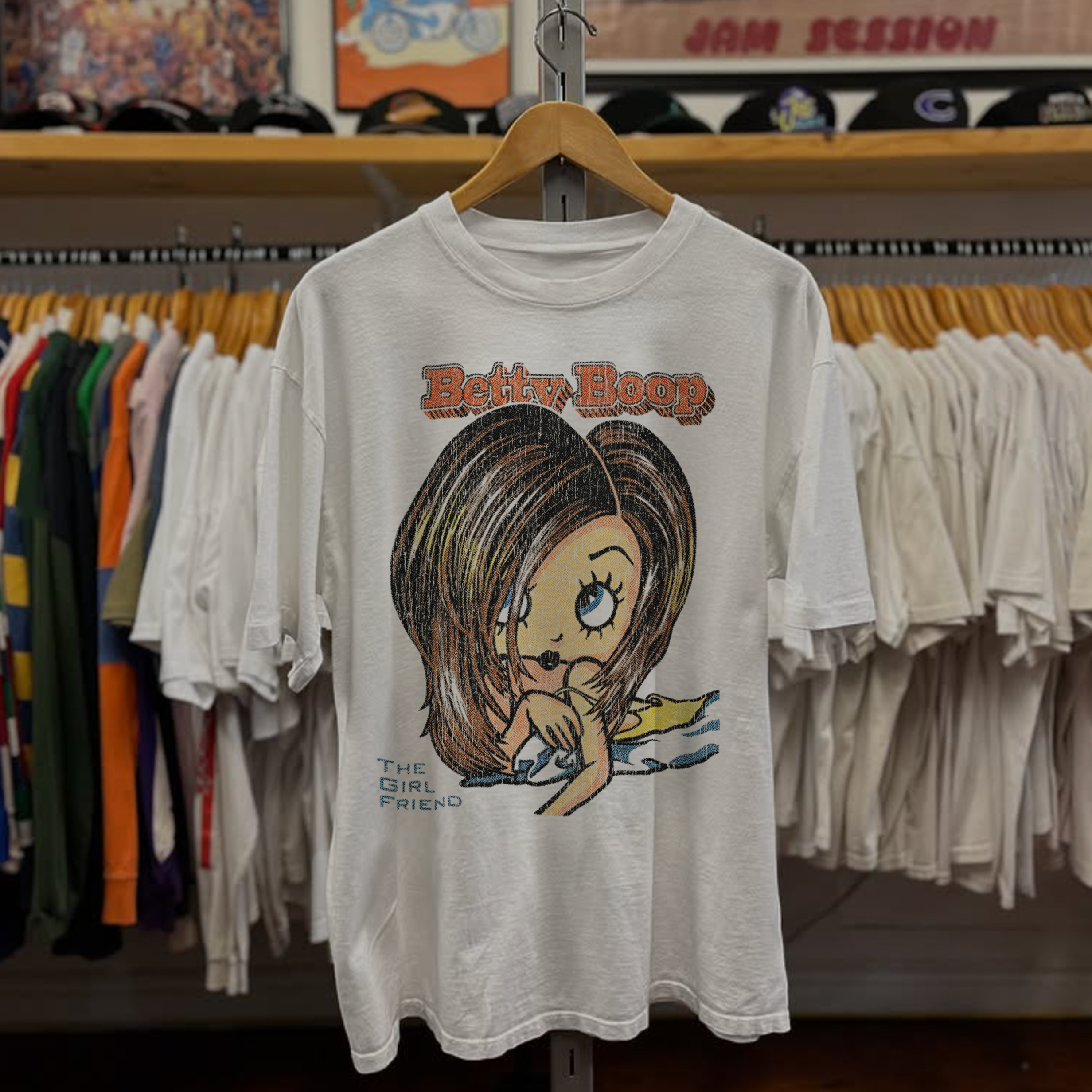 Betty Boop X Friends Washed White Tee