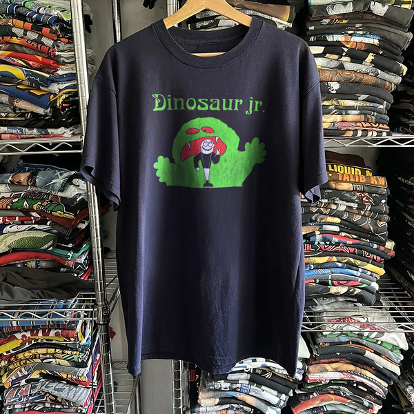 Rare Dinosaur Jr Monster Washed Navy Tee – Strike Anywhere Vintage Rare Dinosaur Jr Monster Washed Navy Tee – Strike Anywhere Vintage