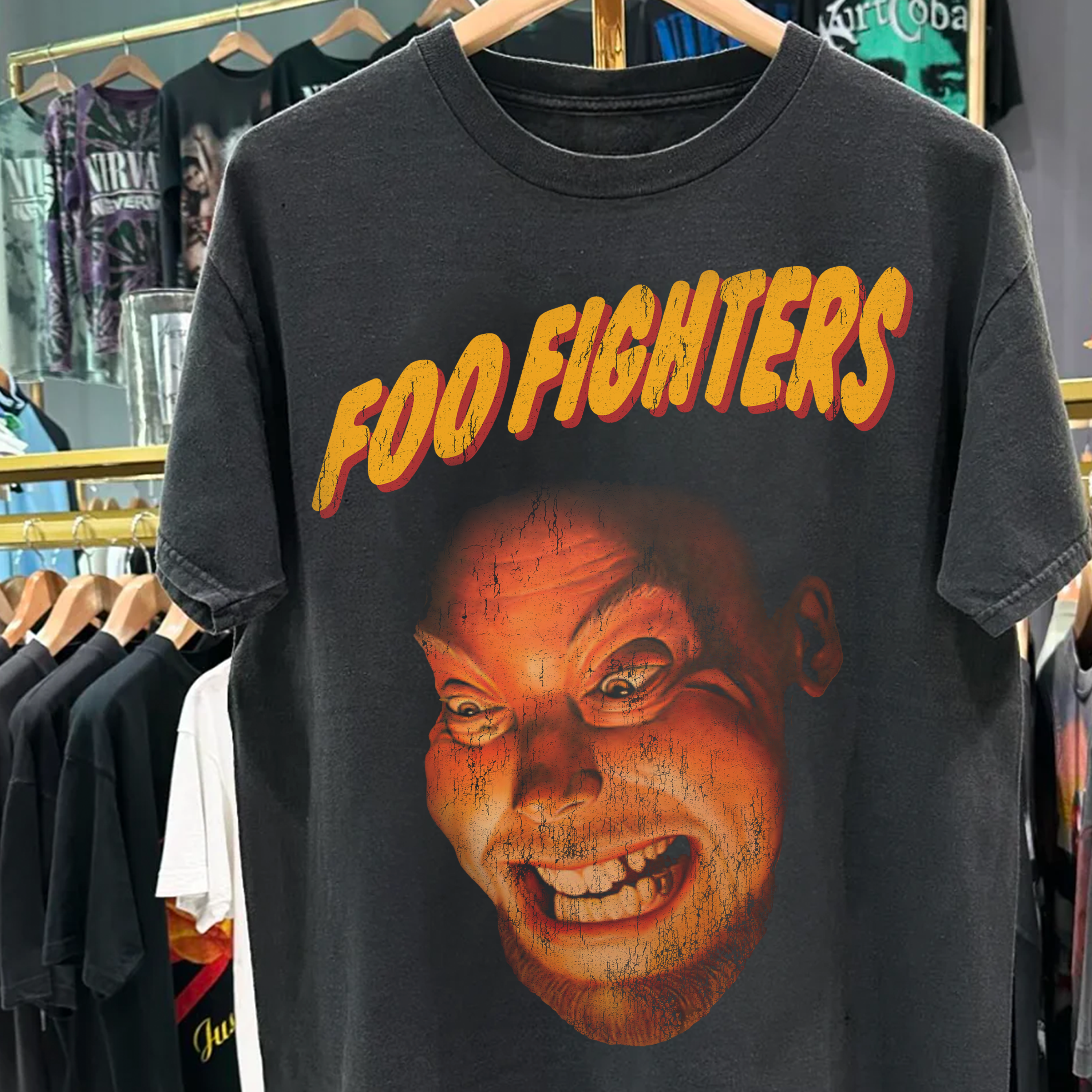 Foo Fighters Heavyweight Black T-shirt