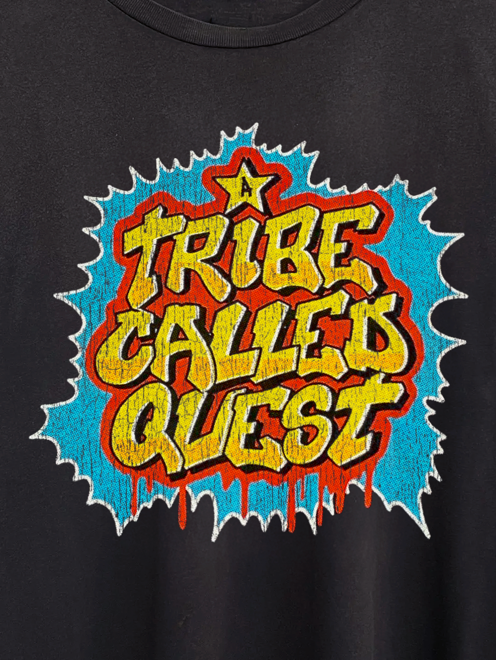 Rare Tribe Called Quest Washed Black Tee