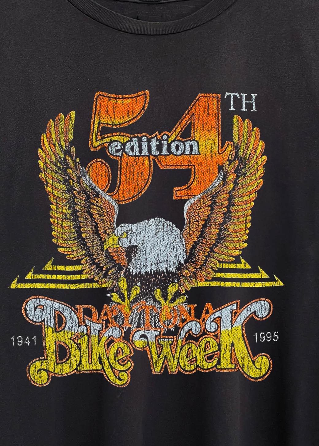 Eagle Bike Week Washed Black Tee