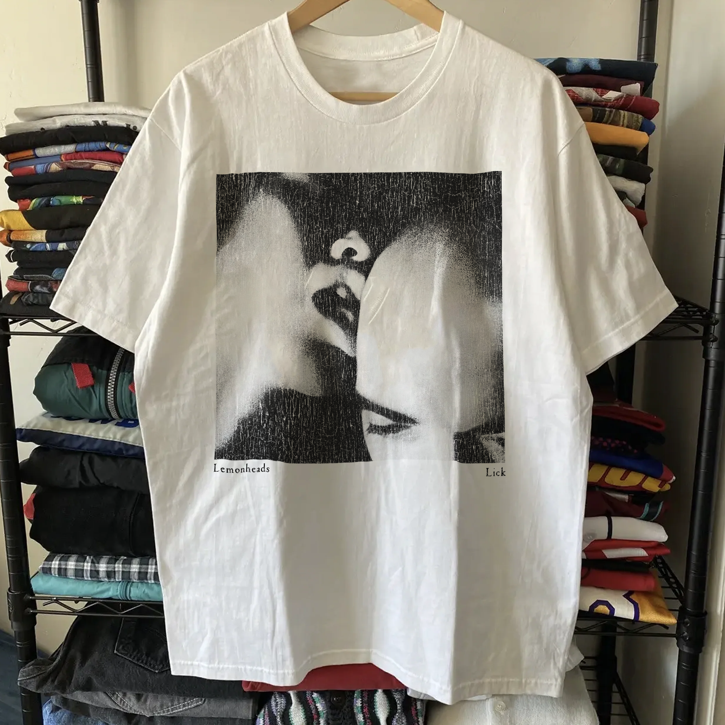 Rare Lemonheads Lick Washed White Tee