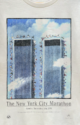 New York City Marathon Washed White Tee