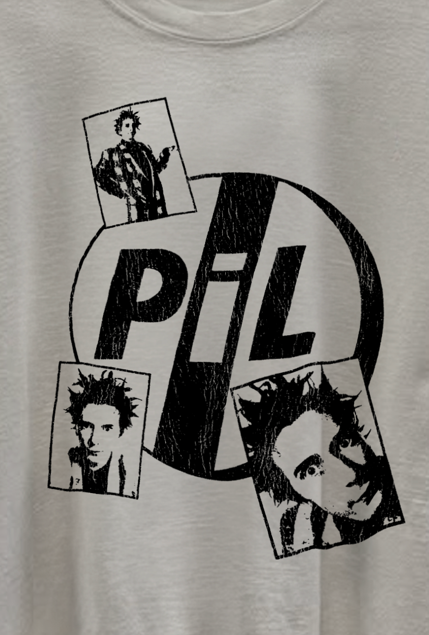 Rare PIL Washed White Tee