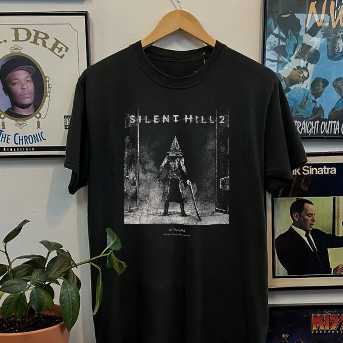 Rare Silent Hill 2 Washed Black Tee