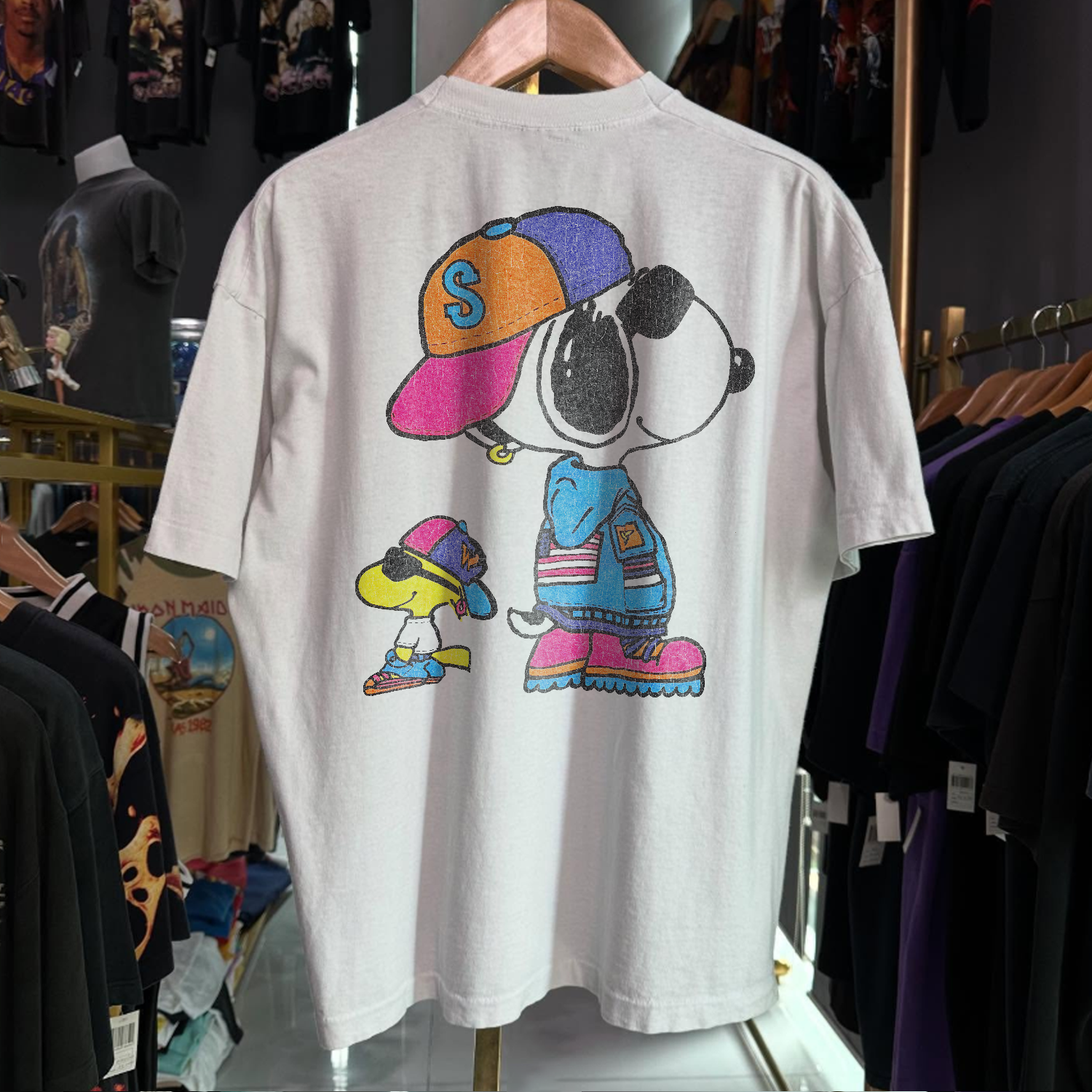 90'S   20'S ヴィンテージ TEE snoopy colortone