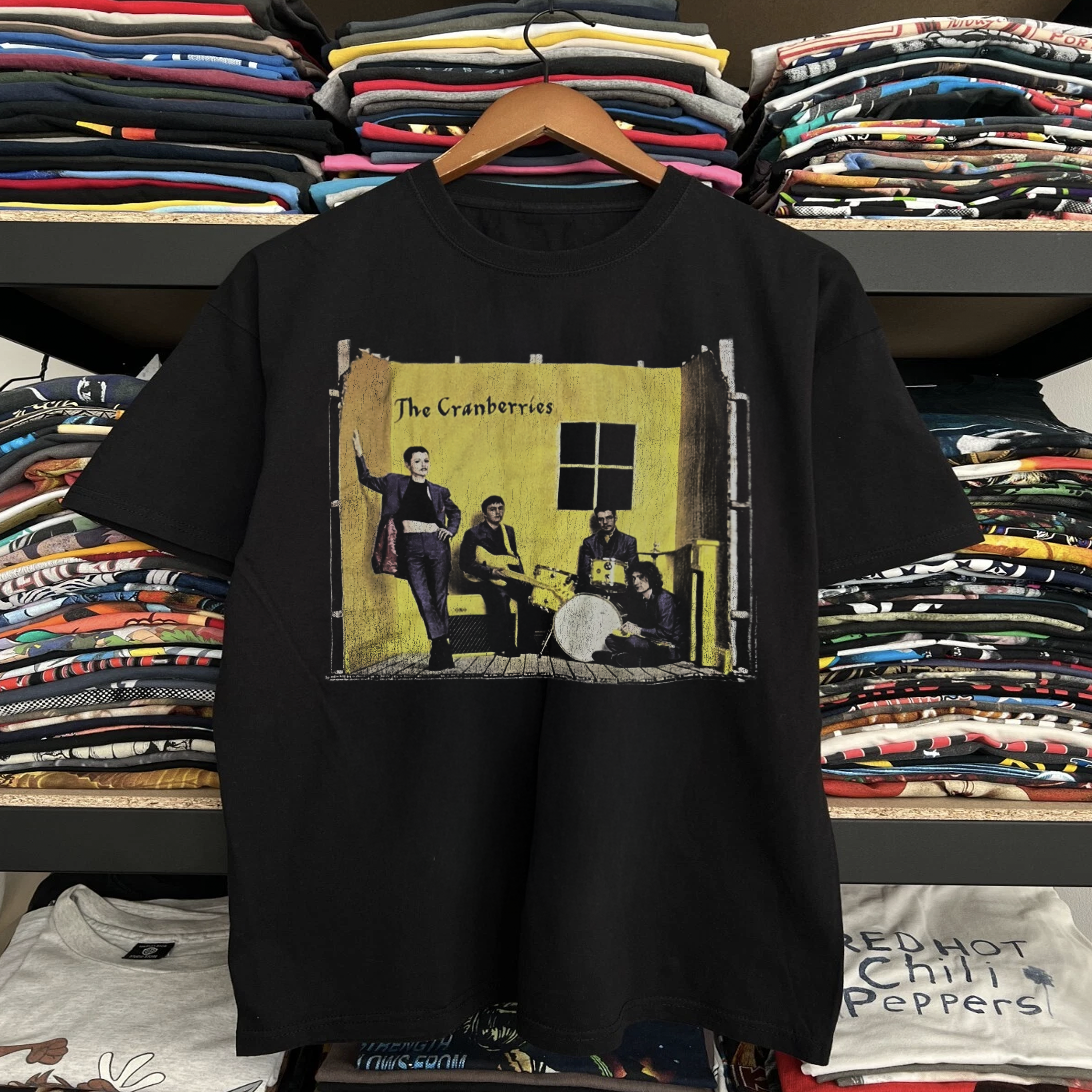 1996 THE CRANBERRIES WASHED BLACK TEE