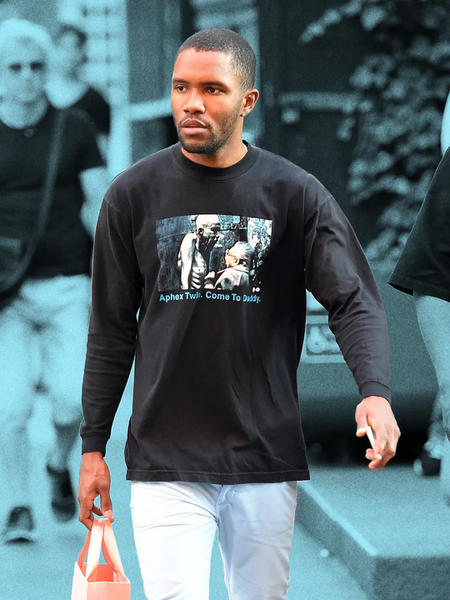 APH3X TWIN. COME TO DADDY LONGSLEEVE VINTAGE WASHED BLACK T