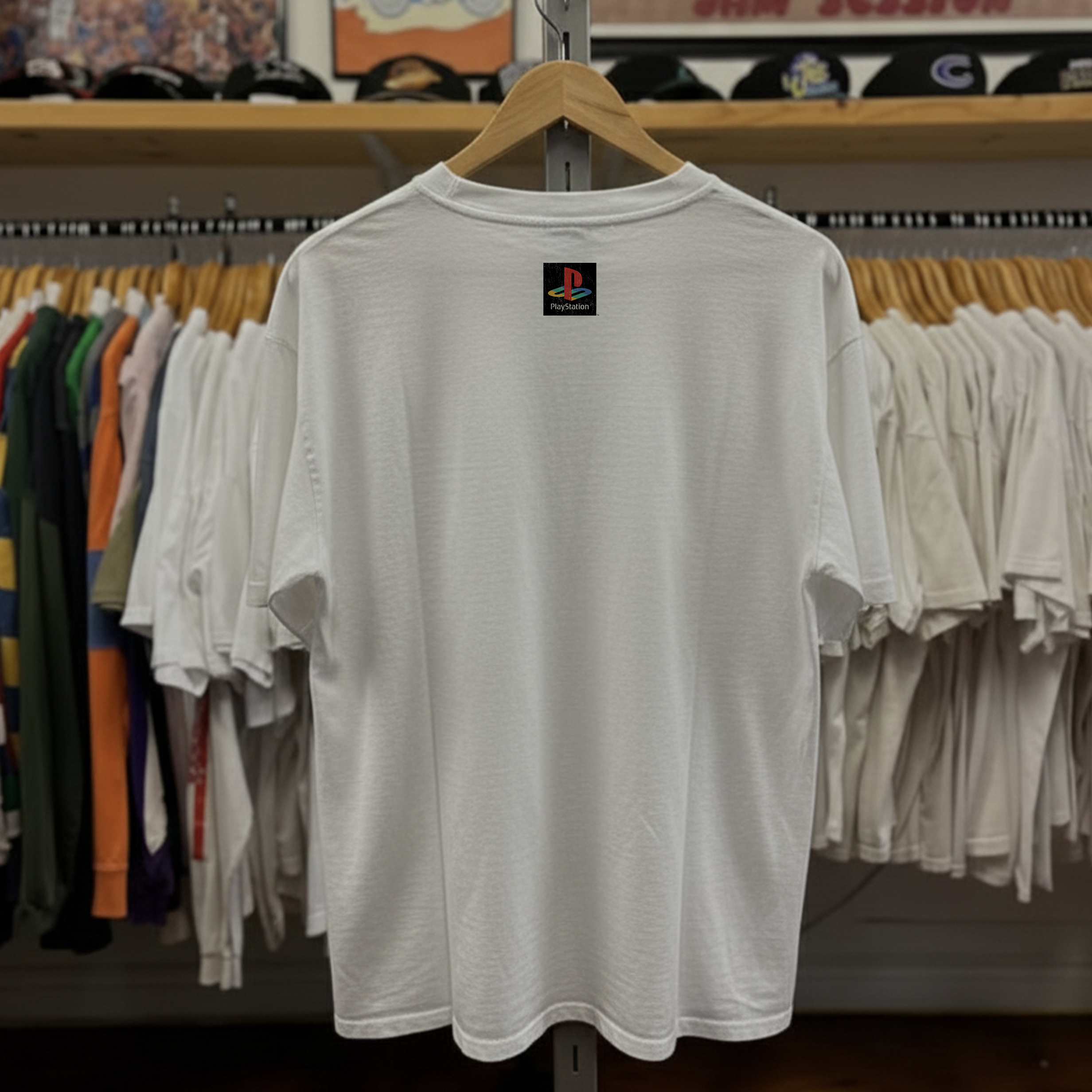 1998 Spyro The Dragon Promo Washed White Tee