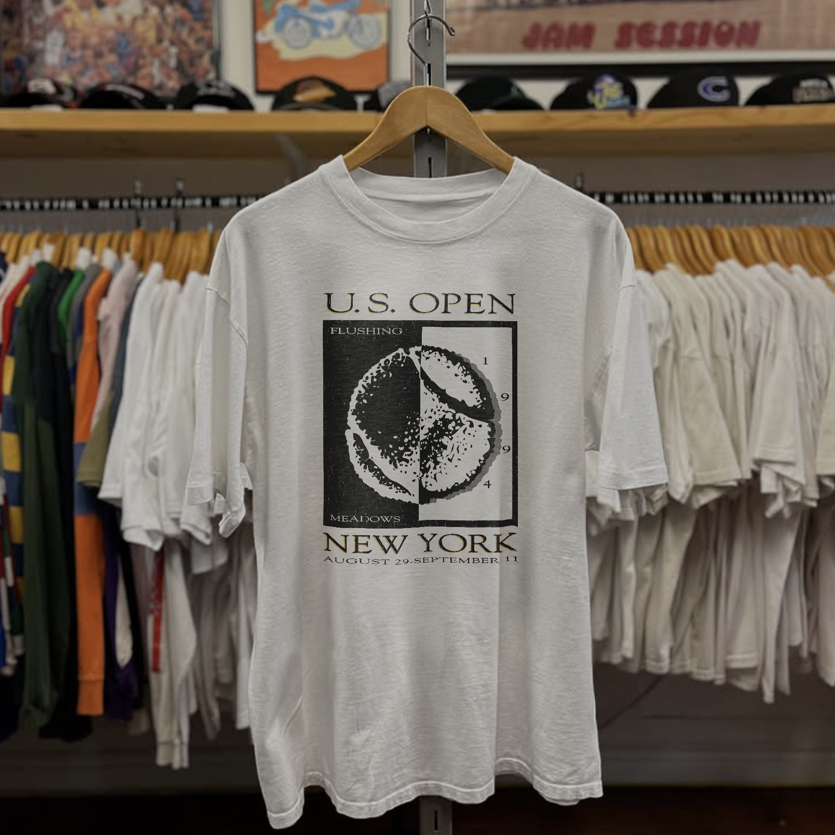 1994 US Open Washed White Tee