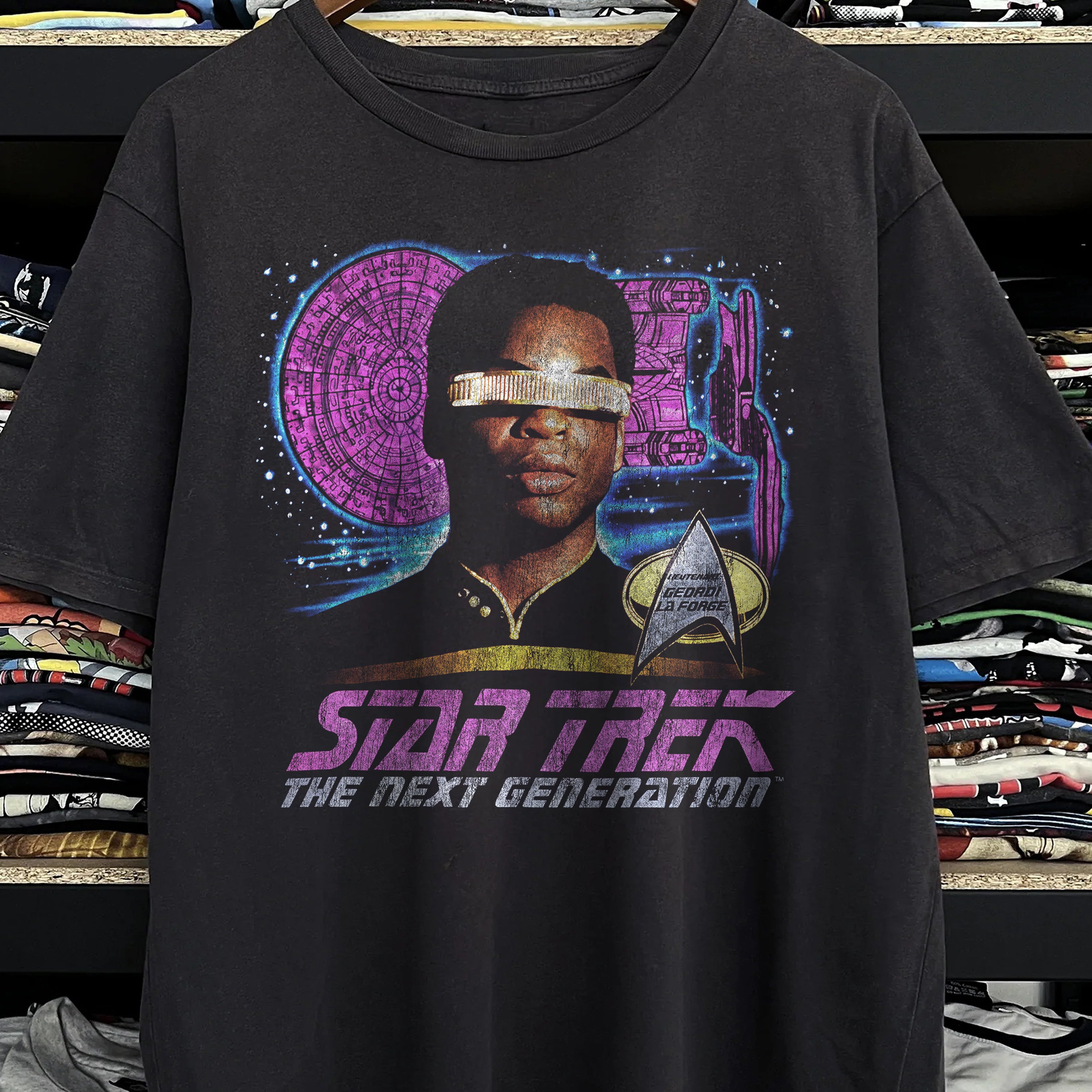 ヴィンテージ Star Trek Tシャツ Vintage Star Trek The Next Generation - Lieutenant Geordi La Forge