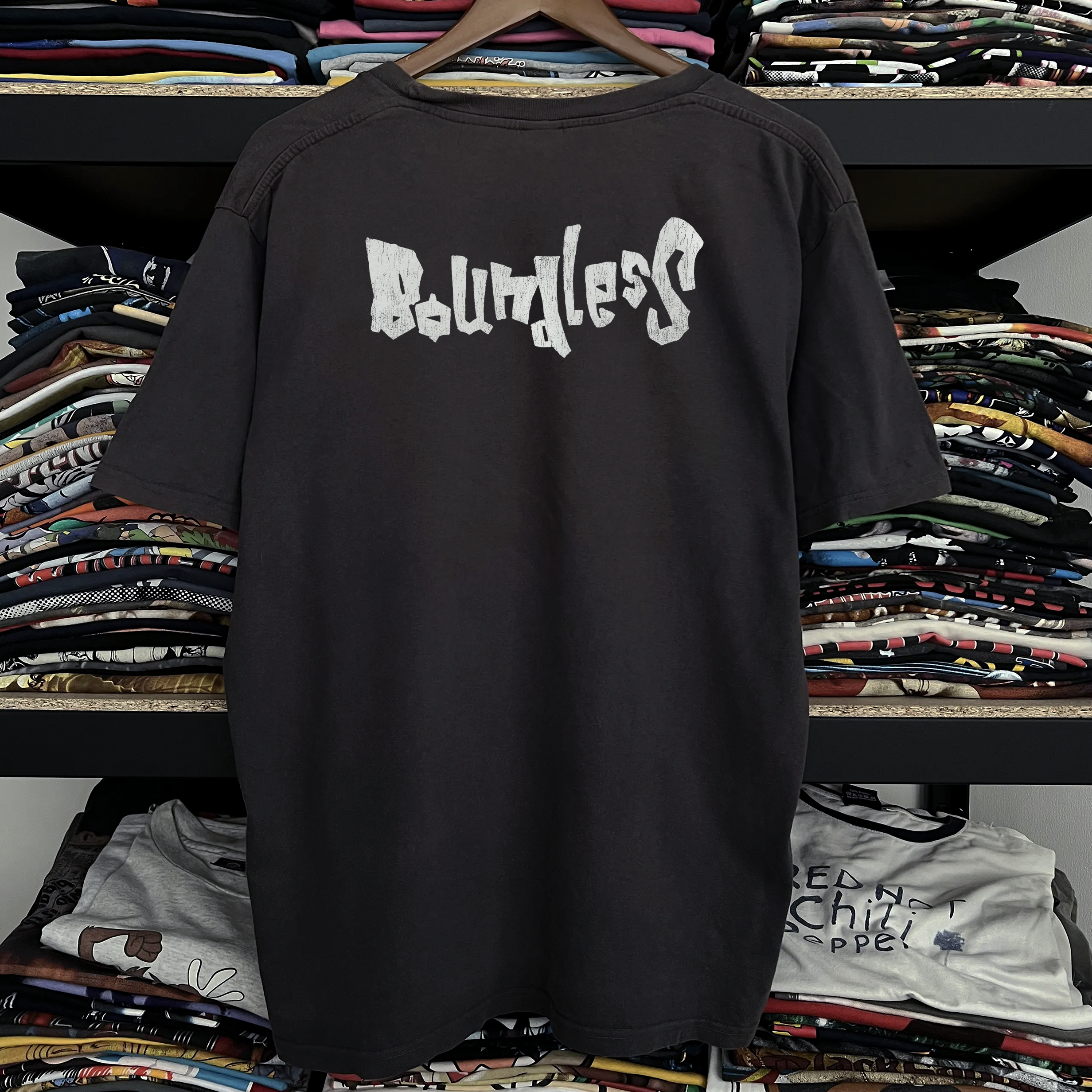 90s Pearl Jam Tour Washed Black Tee