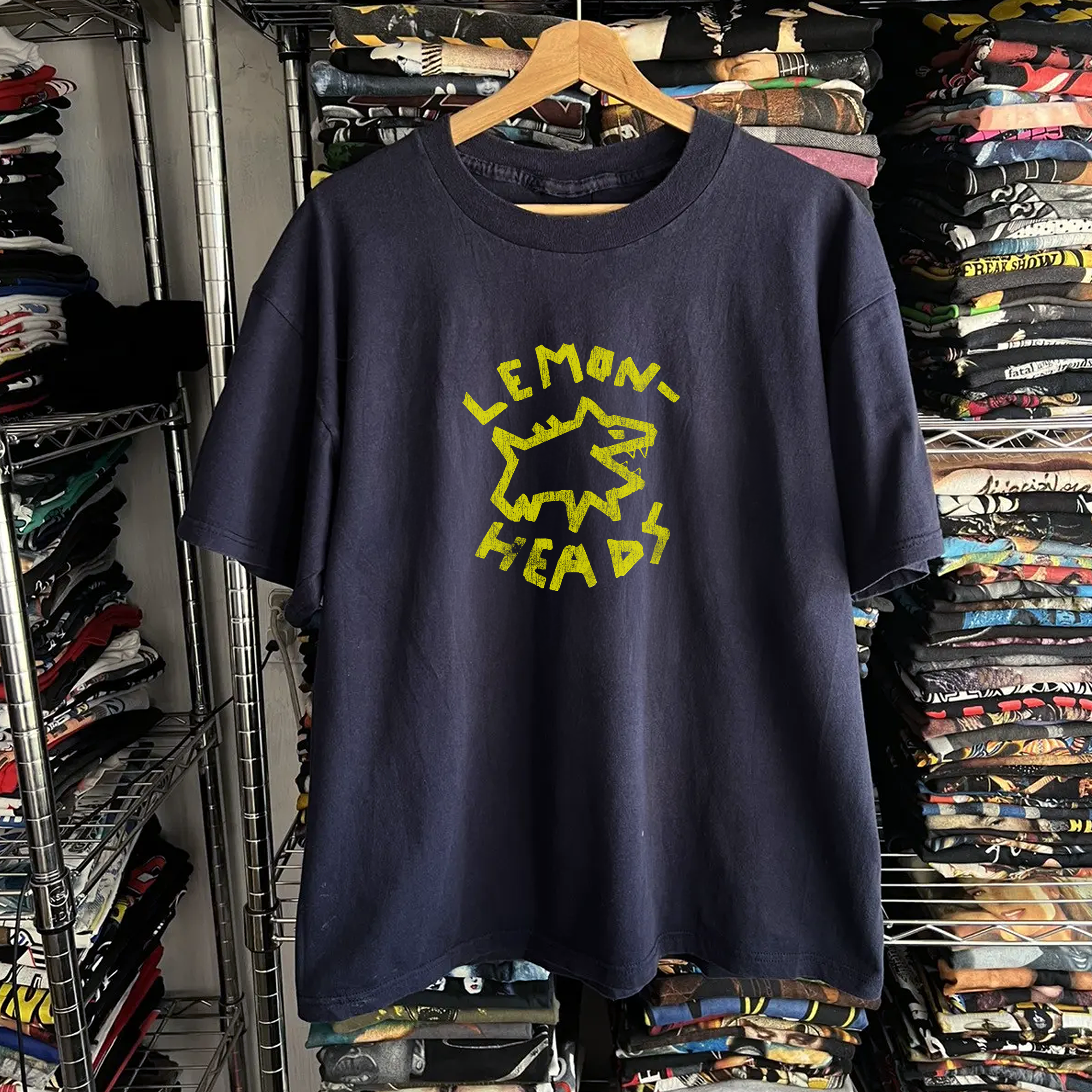 90s Lemonheads Washed Navy Tee