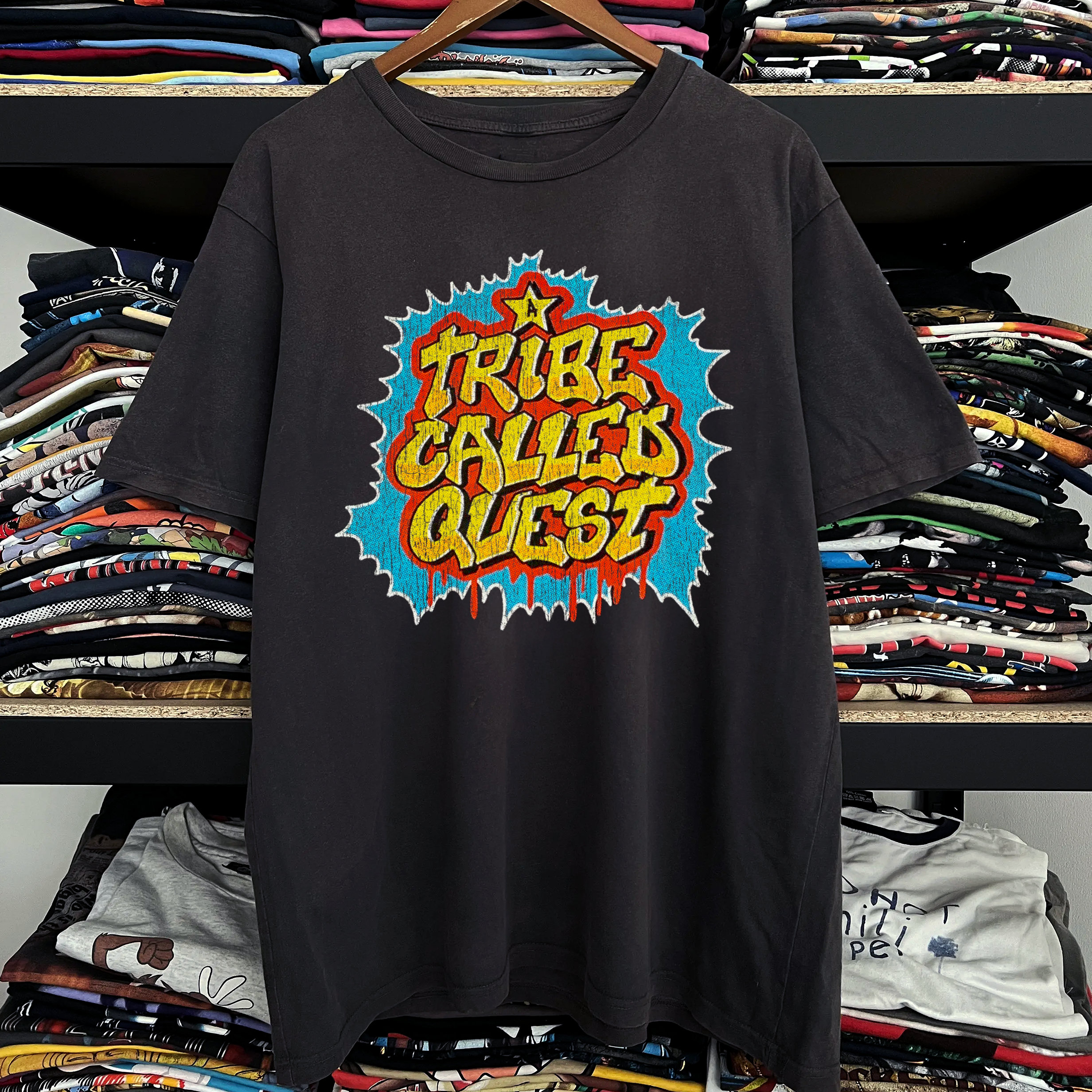 Rare Tribe Called Quest Washed Black Tee