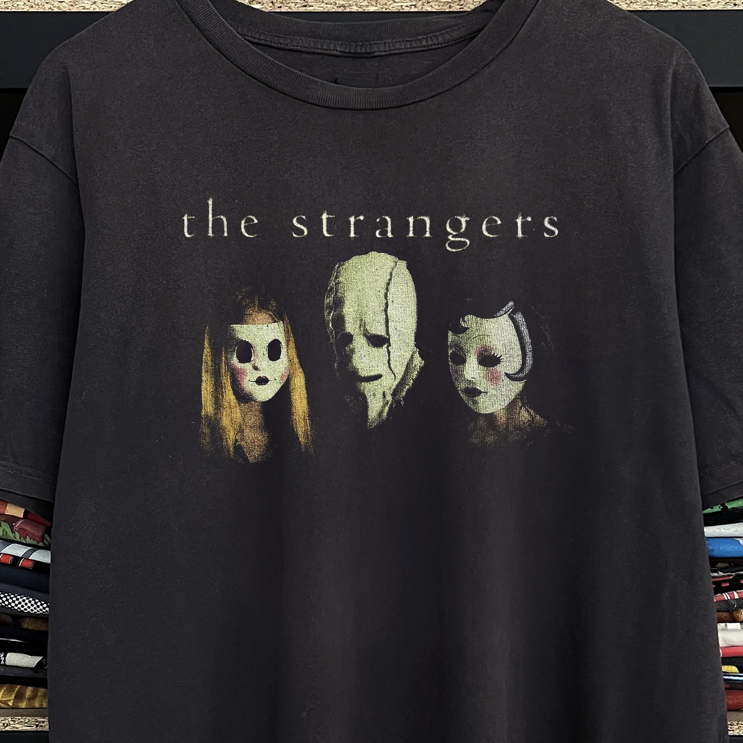 Y2K The Strangers Promo Washed Black Tee