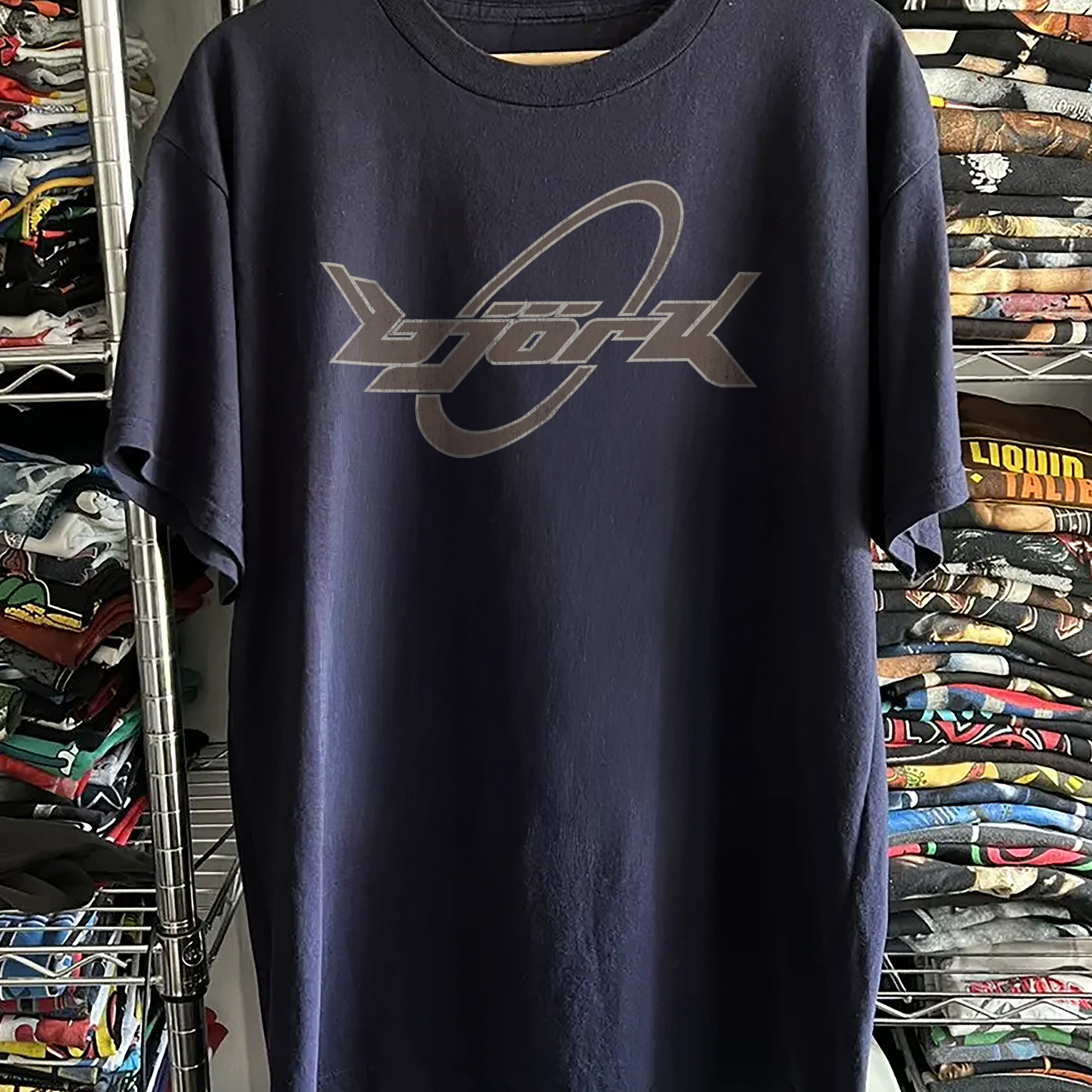 1993 Björk Washed Navy Tee