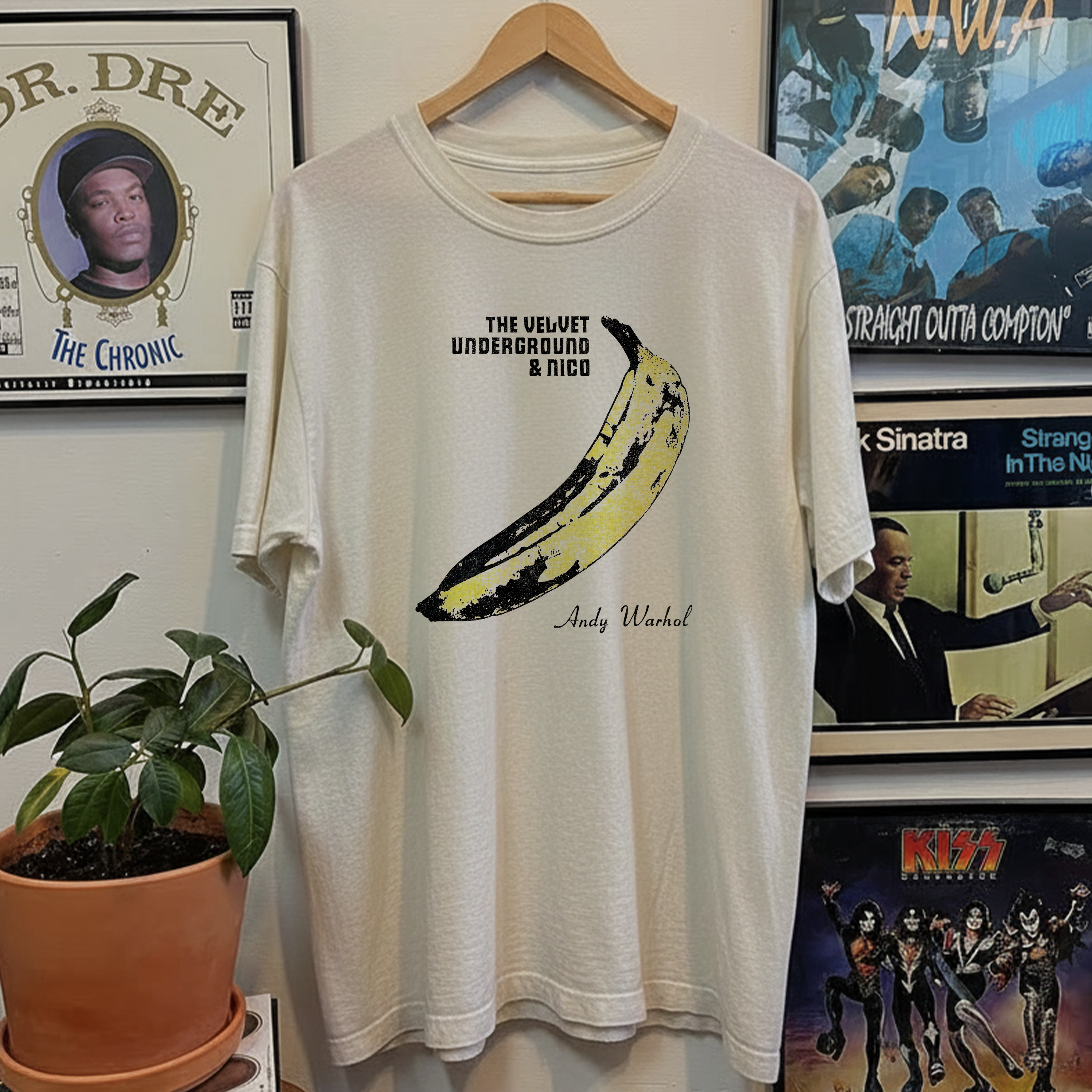 2000s The Velvet Underground & Nico Washed White Tee