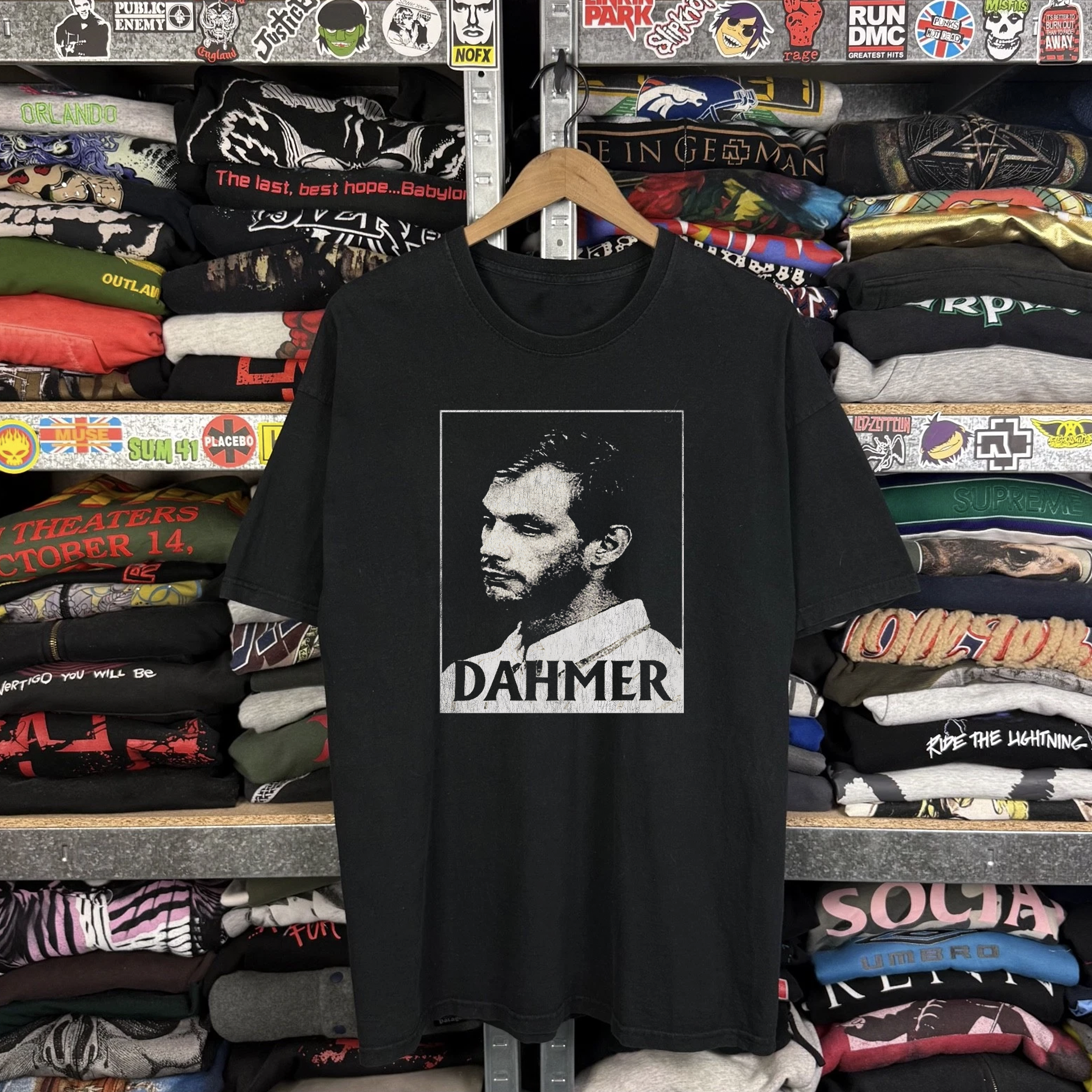 Rare Jeffrey Dahmer Washed Black Tee