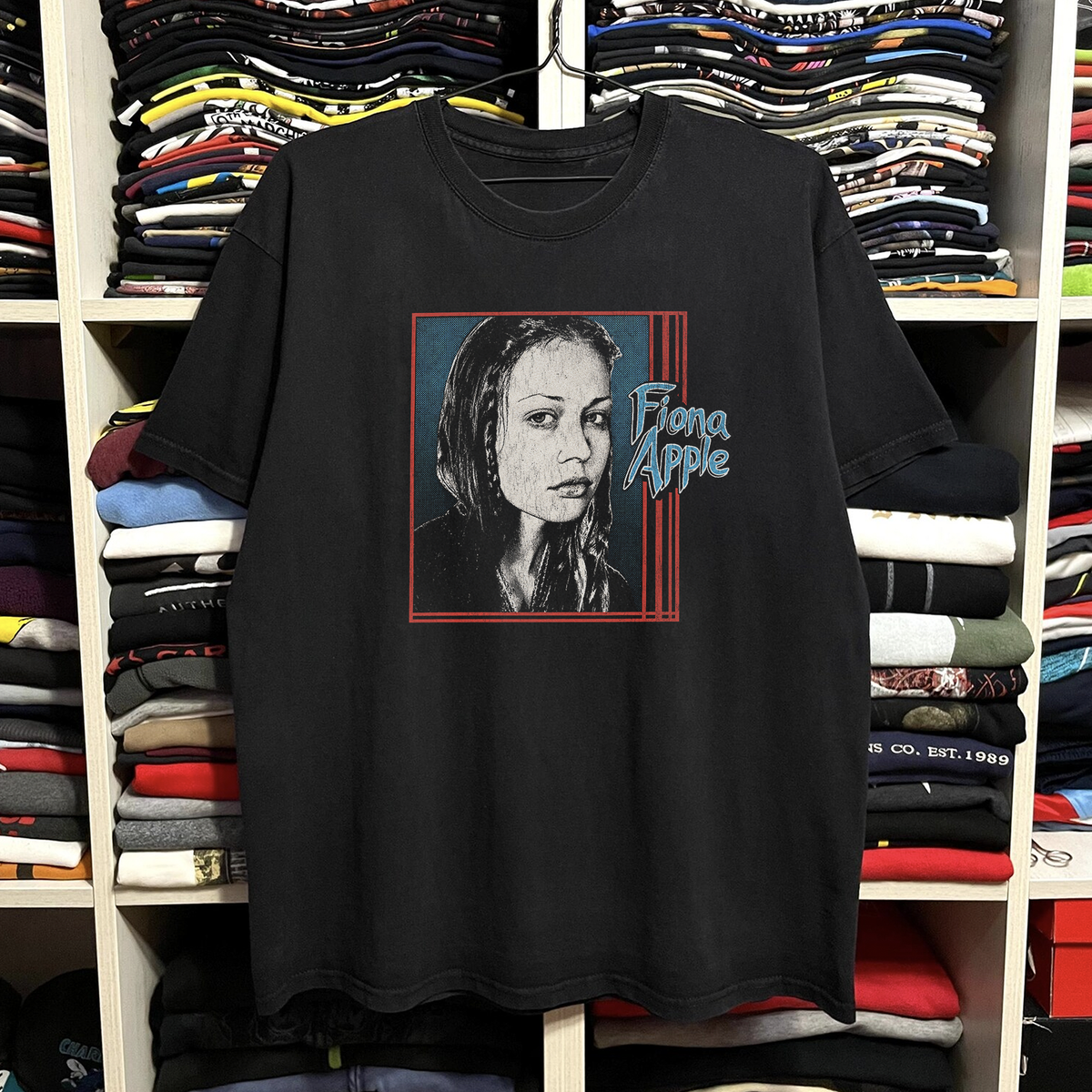 Rare Fiona Apple Washed Black Tee