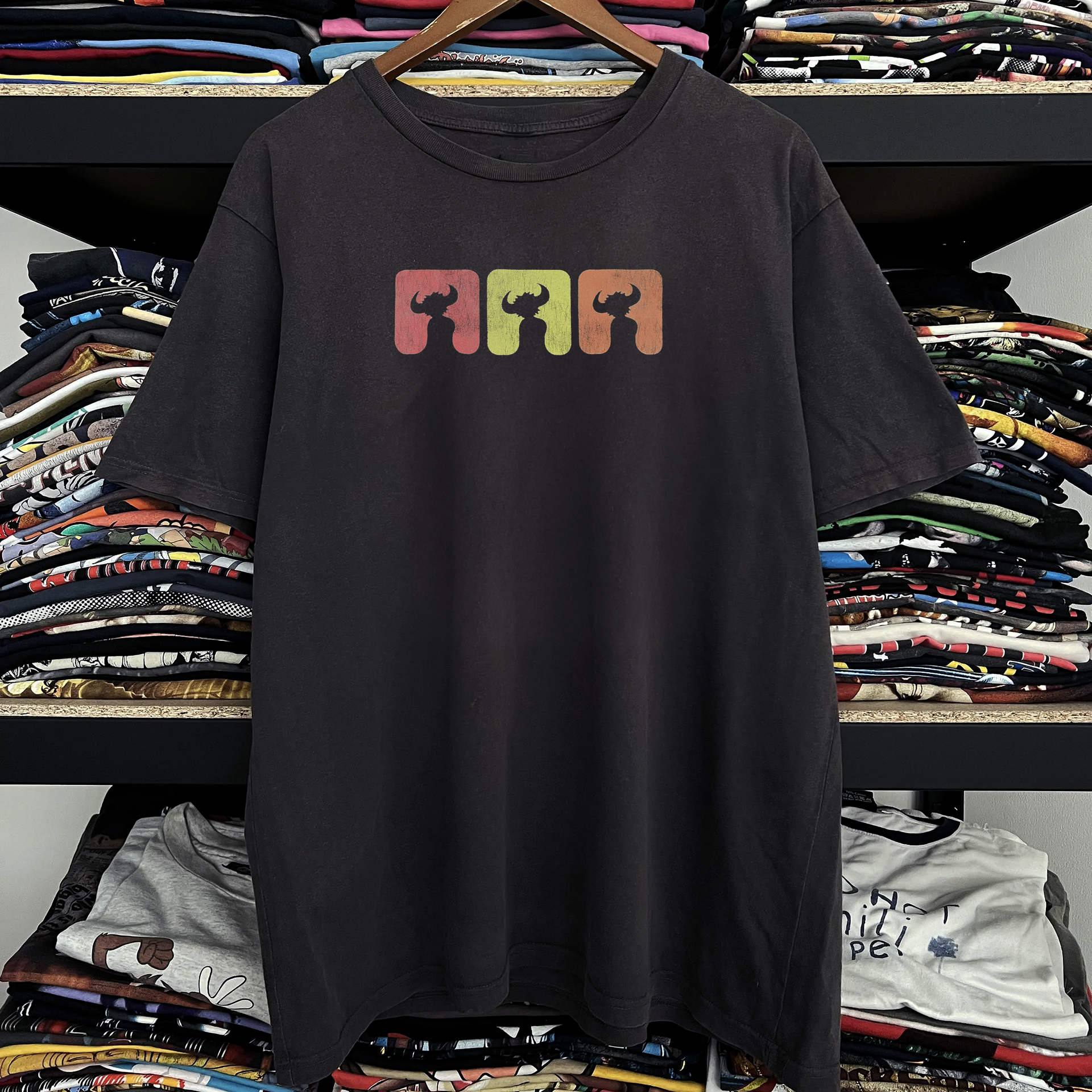90s Jamiroquai Washed Black Tee – Strike Anywhere Vintage