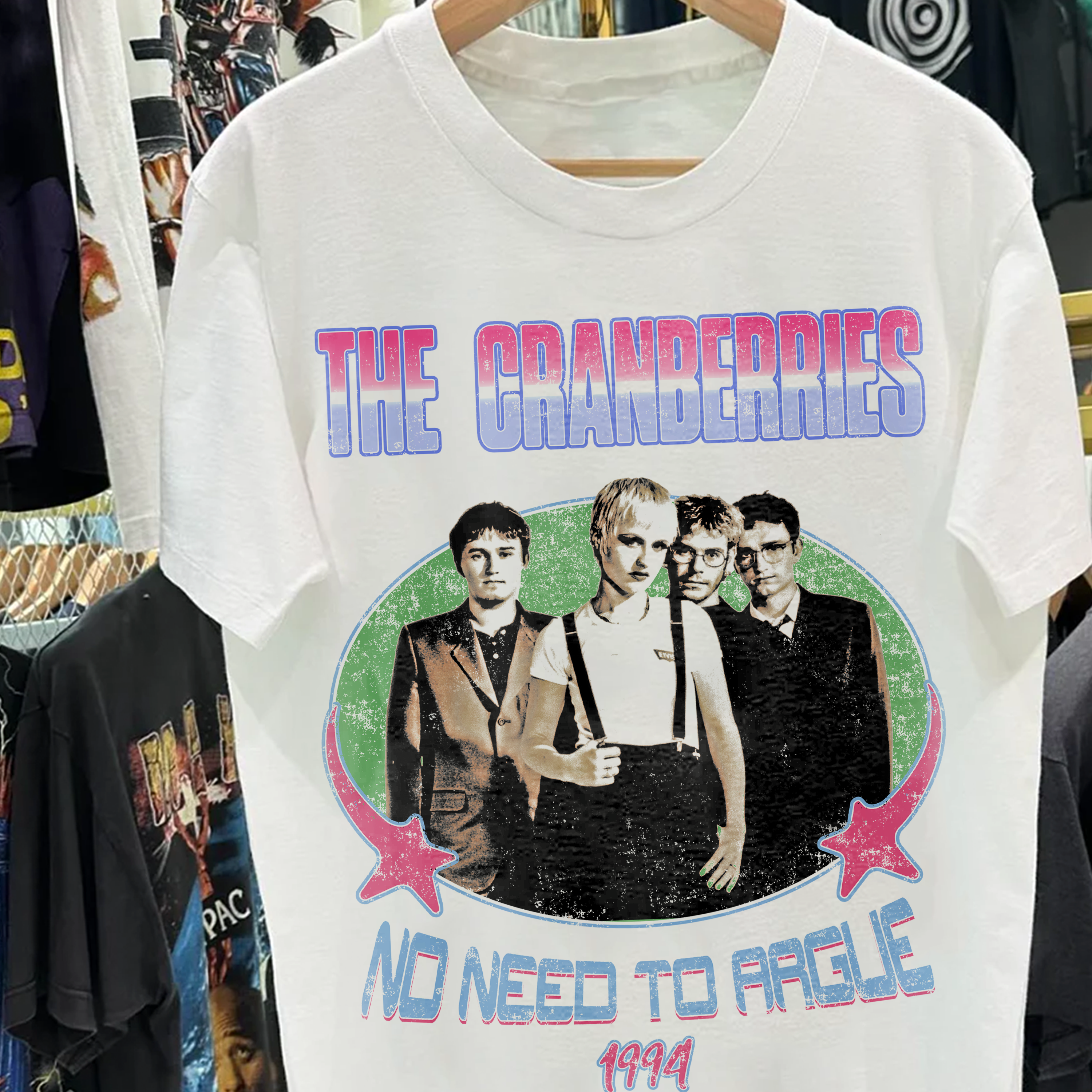 The Cranberries Heavyweight White T-shirt