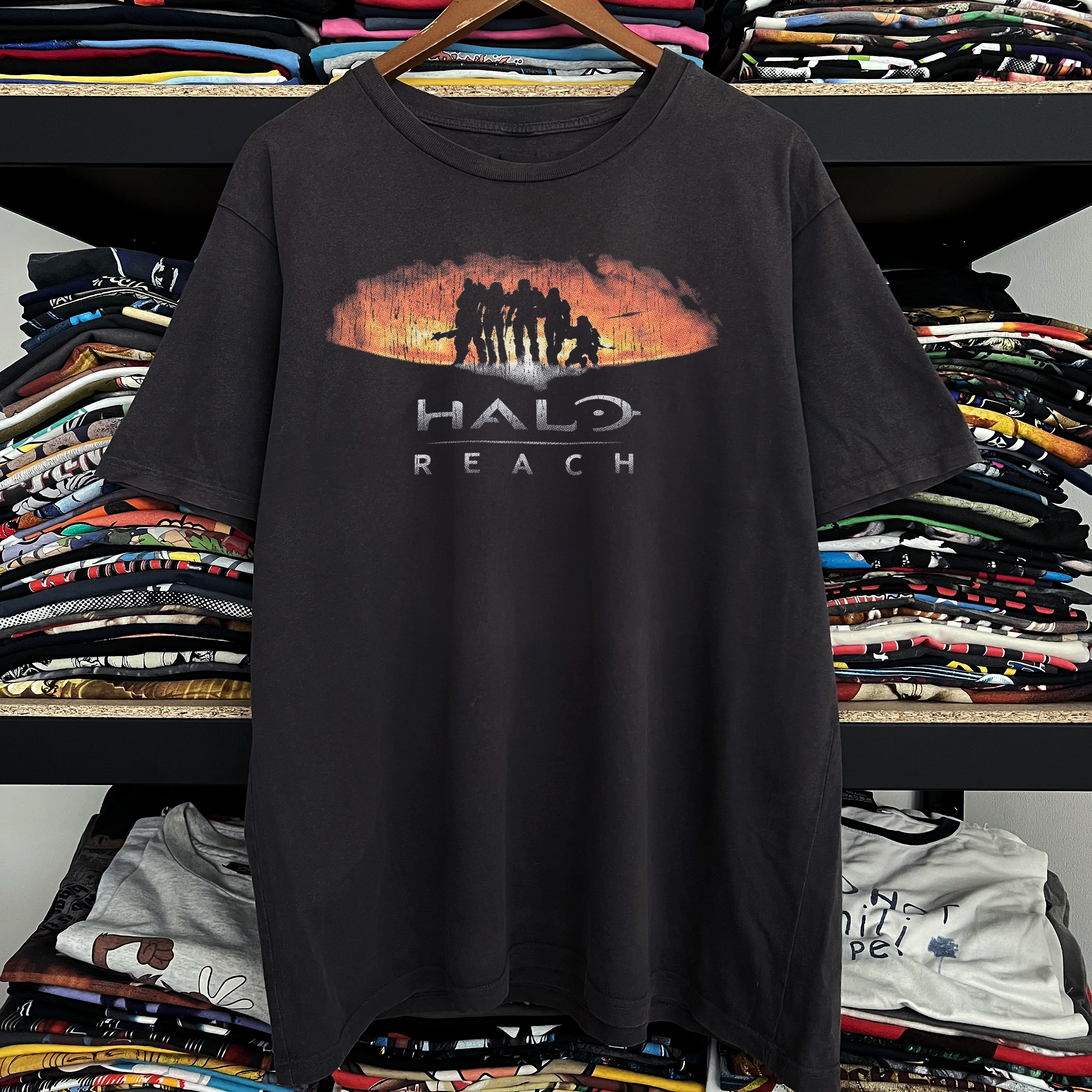 Halo Reach Washed Black Tee