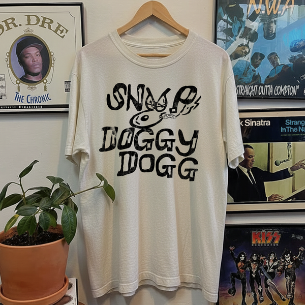 90s Snoop Dogg What's My Name Washed White Tee – Strike Anywhere