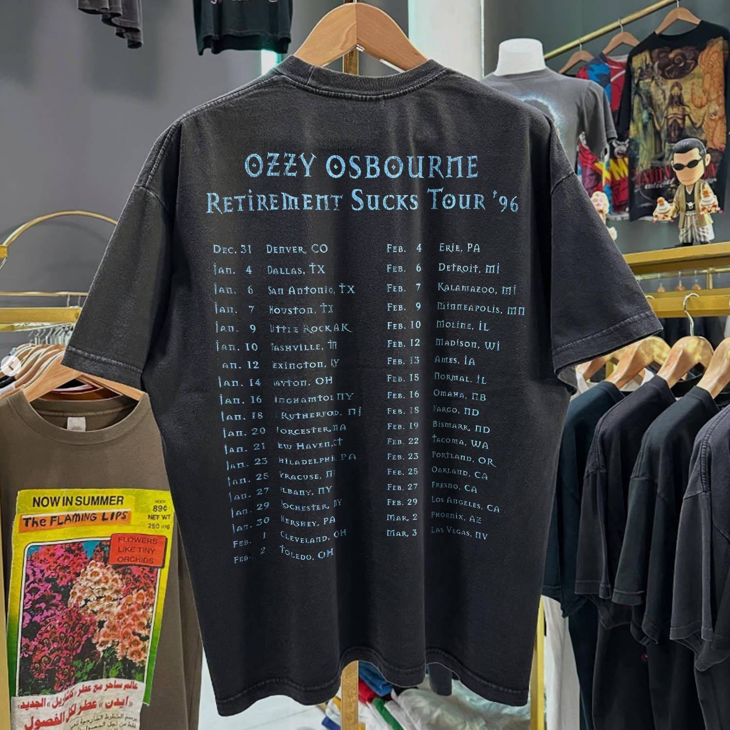 2006 OZZY OSBOURNE RETIREMENT SUCKS TOUR RARE WASHED BLACK T 2006 OZZY OSBOURNE RETIREMENT SUCKS TOUR RARE WASHED BLACK T