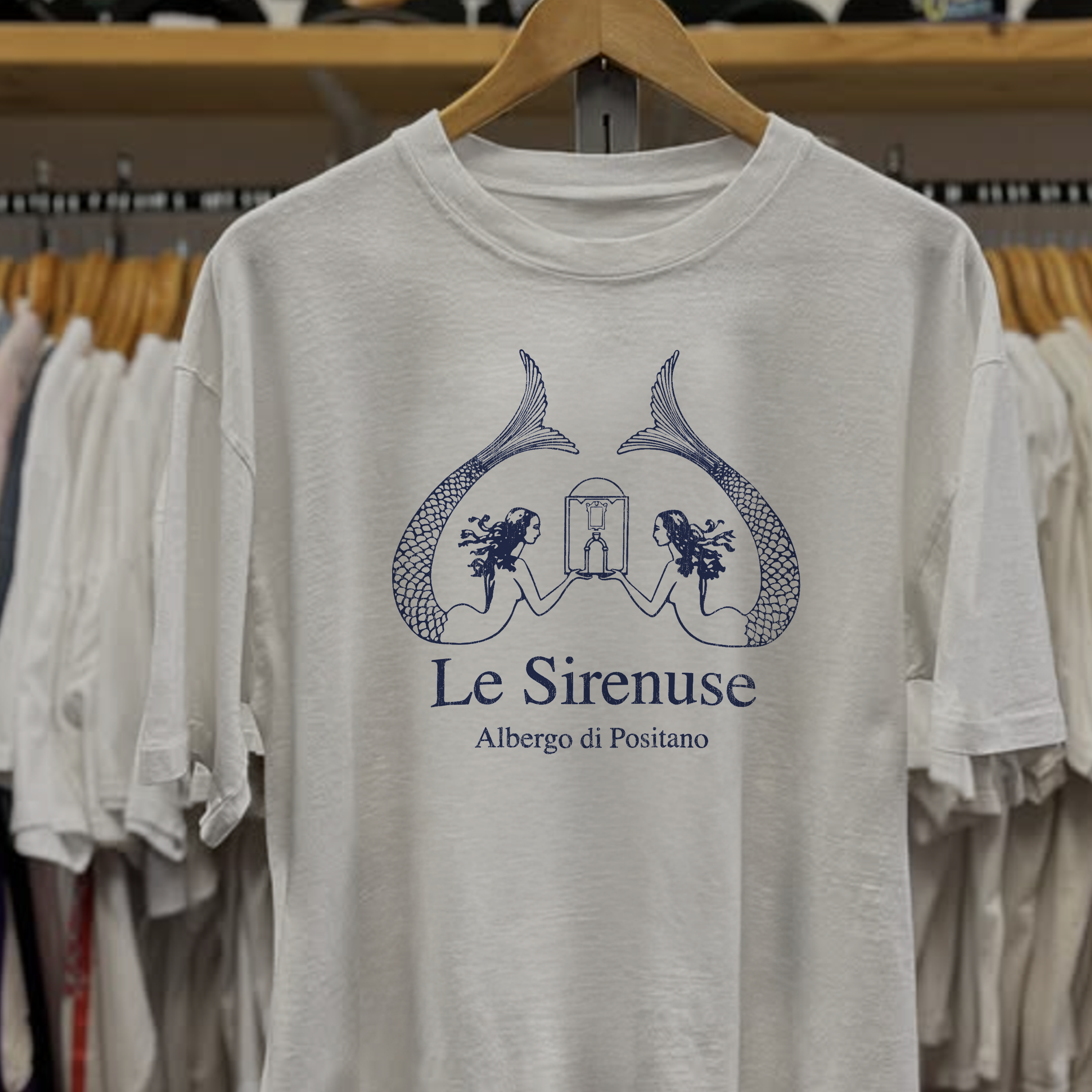 Rare Le Sirenuse Washed White Tee