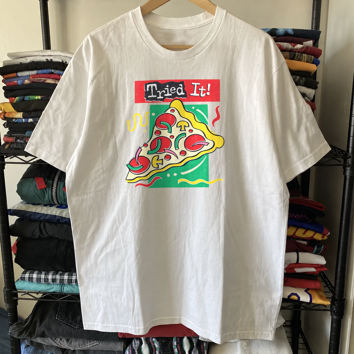 Pizza Hut Tried It White Tee