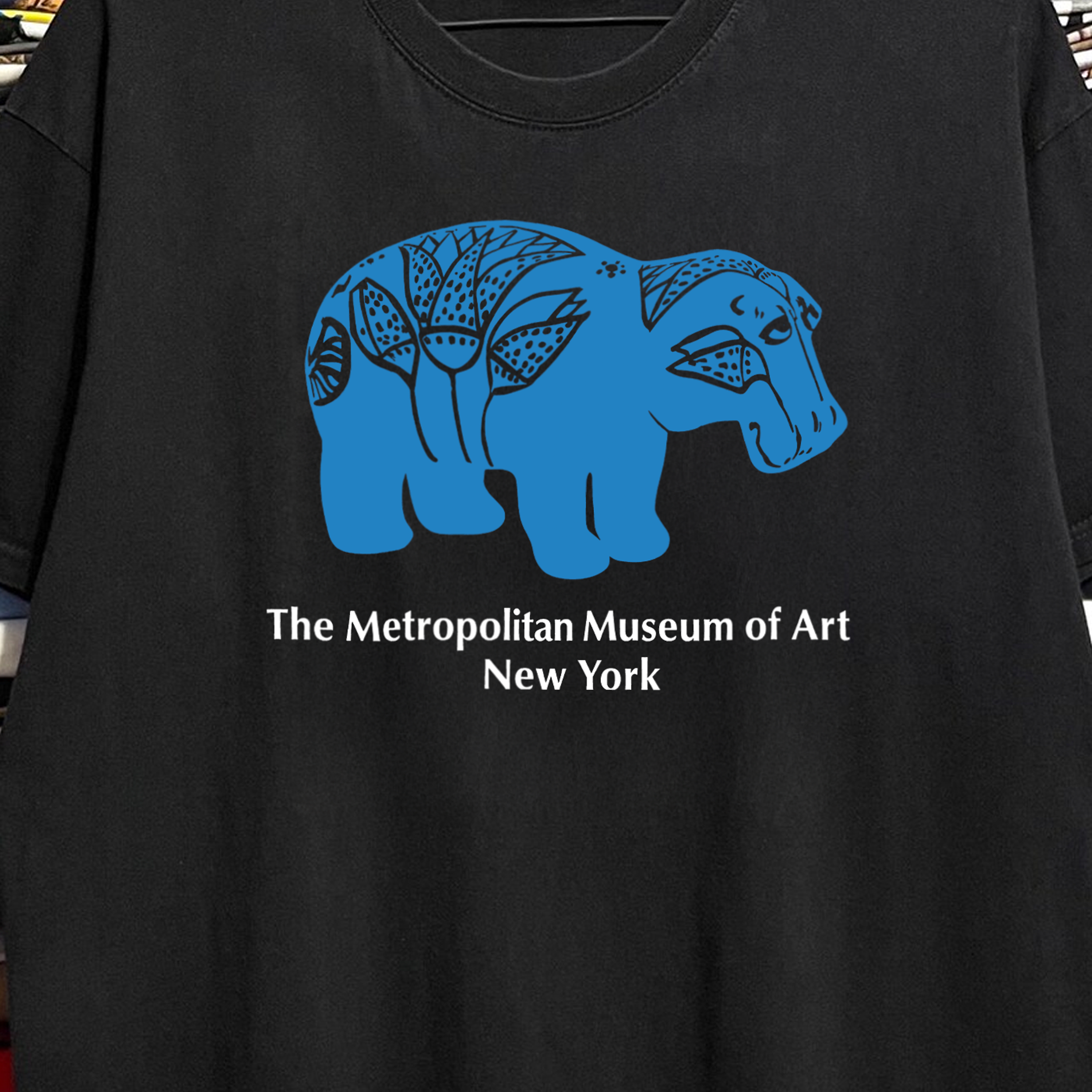 The Met NYC Washed Black Tee