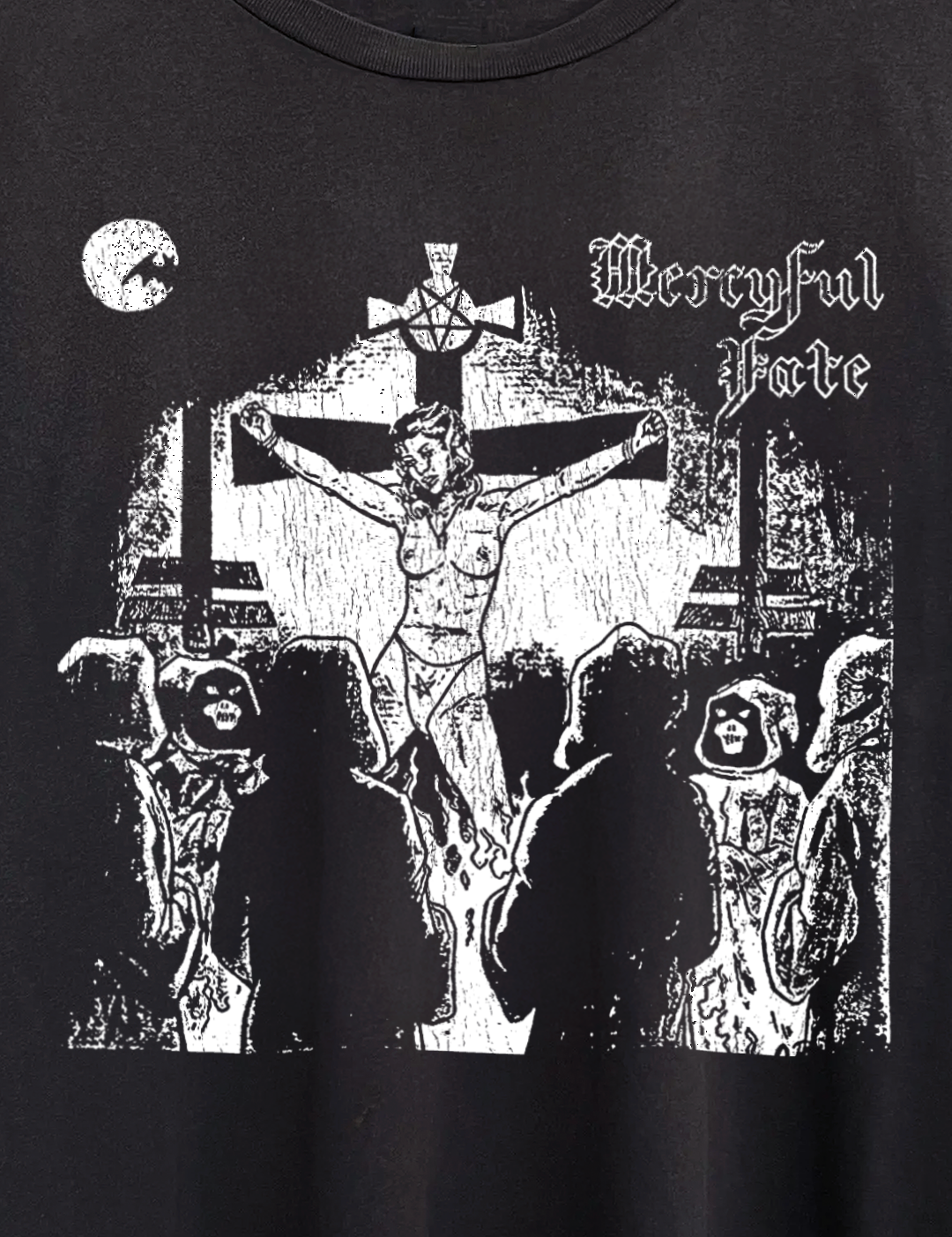 Mercyful Fate Washed Black Tee