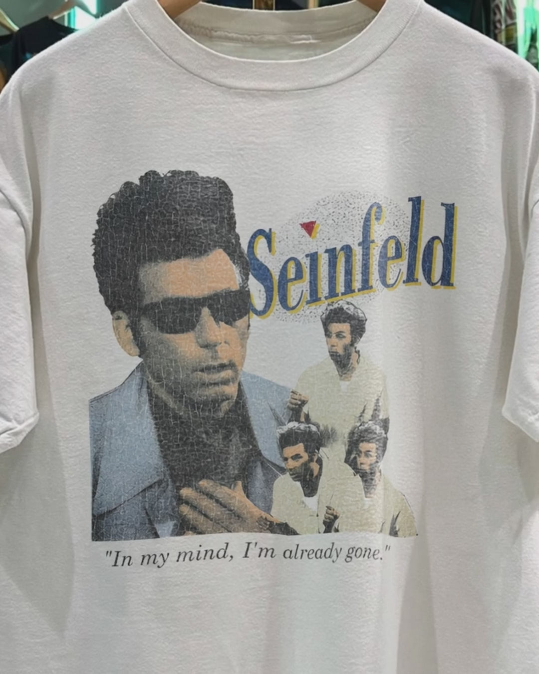 1993 Kramer Seinfeld Rare Washed White T-Shirt product video [GB-DPA:72abd2103e6f]