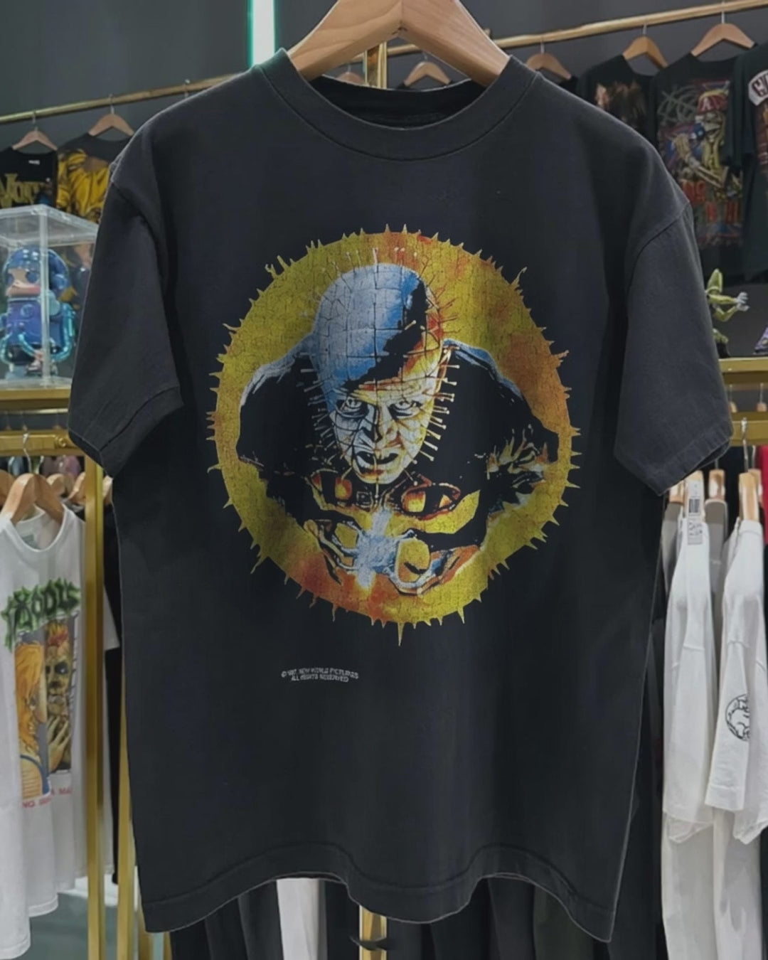 87' Hellraiser Promo Rare Washed Black T-Shirt – Strike Anywhere