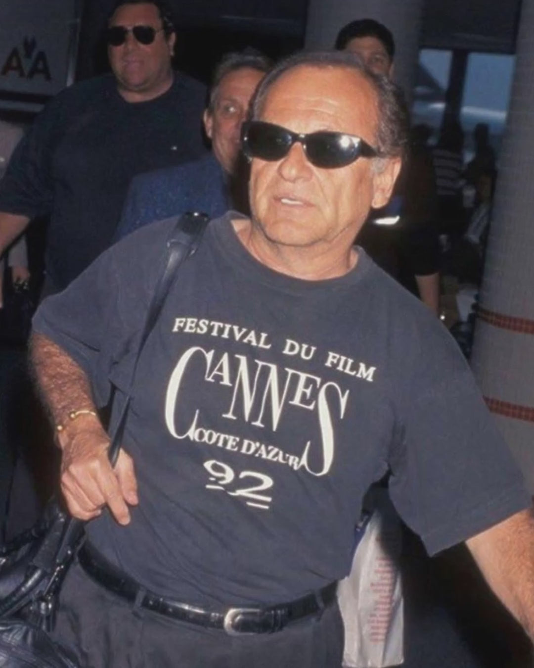 1992 Cannes Film Festival Promo Rare Washed Navy T-Shirt product video [GB-DPA:502f9b5d4b33]