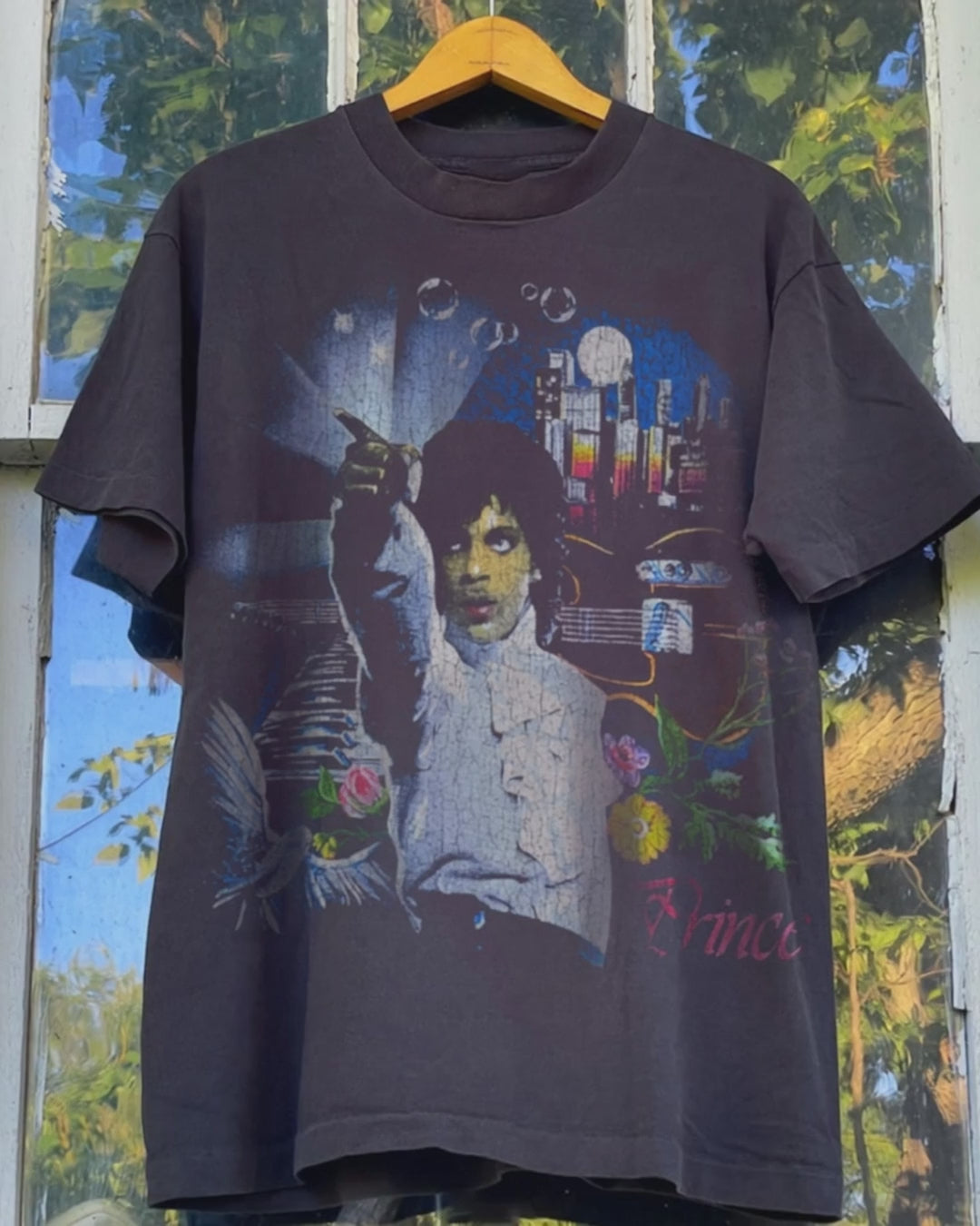 Prince - Vintage 1990's Washed Black T-Shirt – Strike Anywhere Vintage