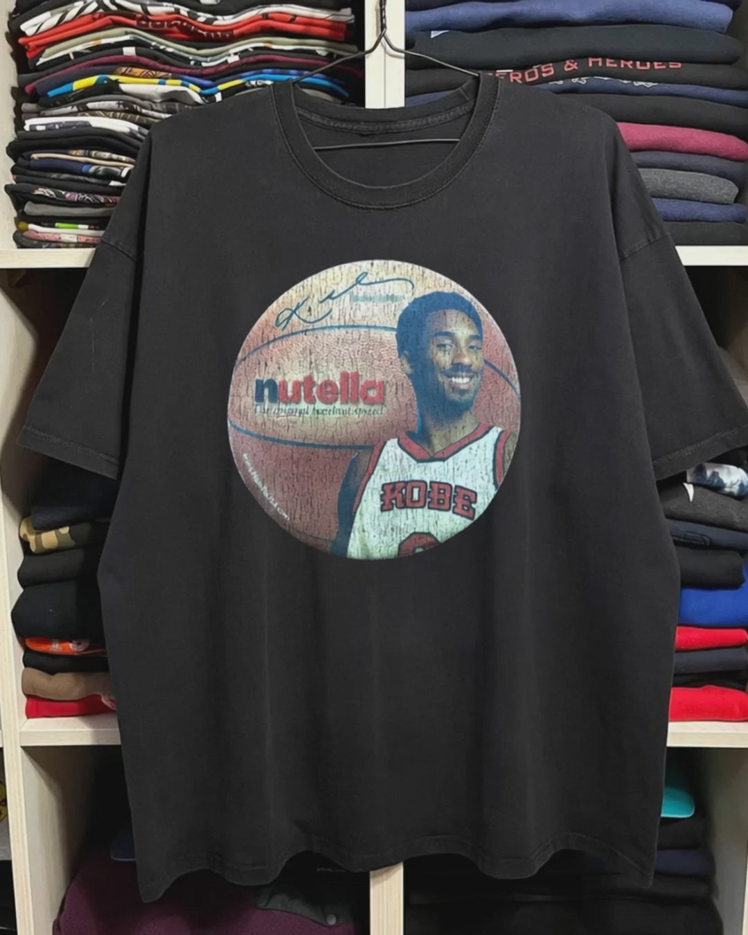 Kobe Nutella Washed Black Tee product video [GB-DPA:25639a792829]