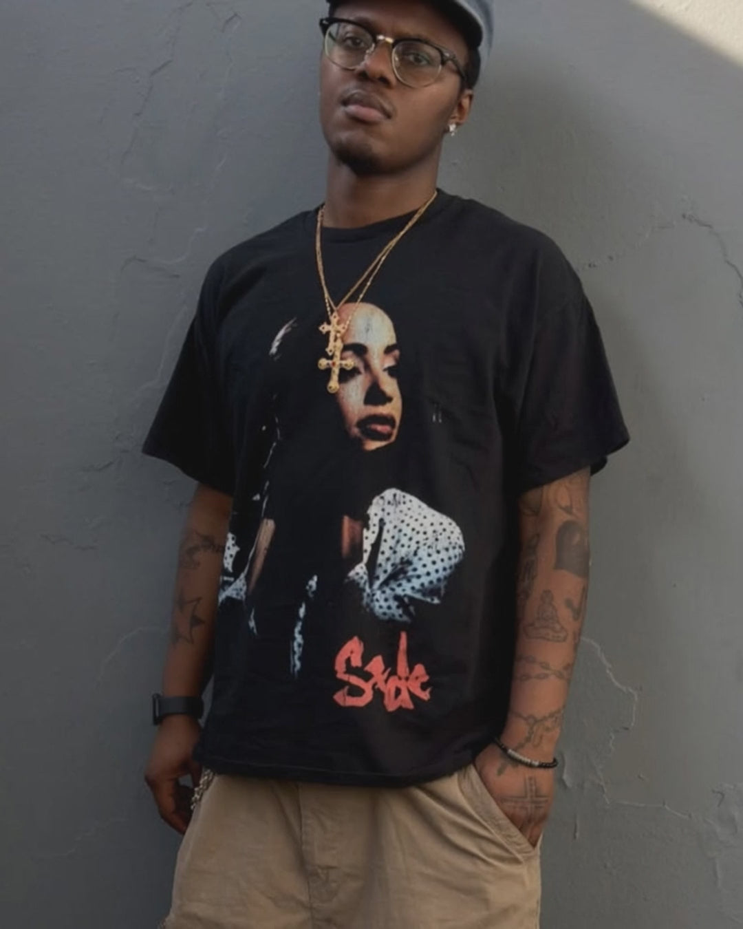 Sade 93 Tour Washed Black T-Shirt product video [GB-DPA:11b3bc61a9ef]