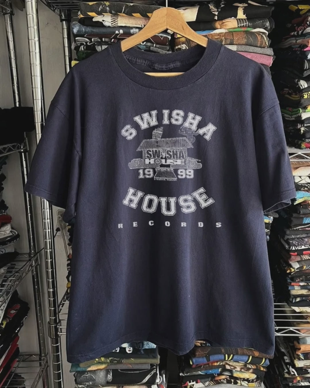 1999 Swishahouse Washed Navy Tee product video [GB-DPA:25e78edc40ee]