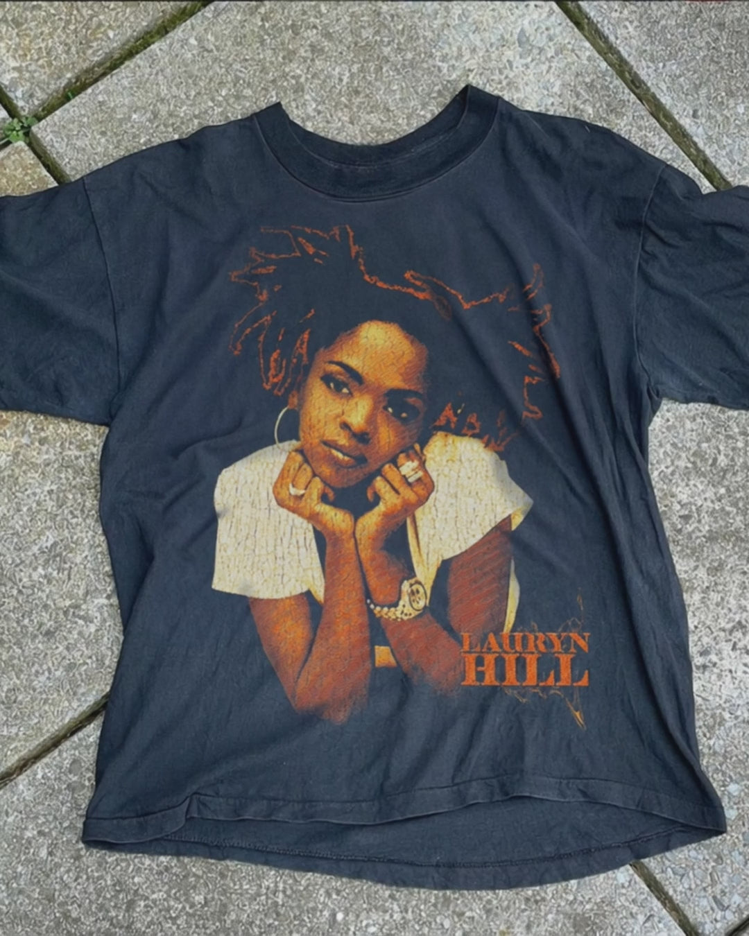 Lauryn Hill - Miseducation Tour 1999 - Washed Black T-Shirt