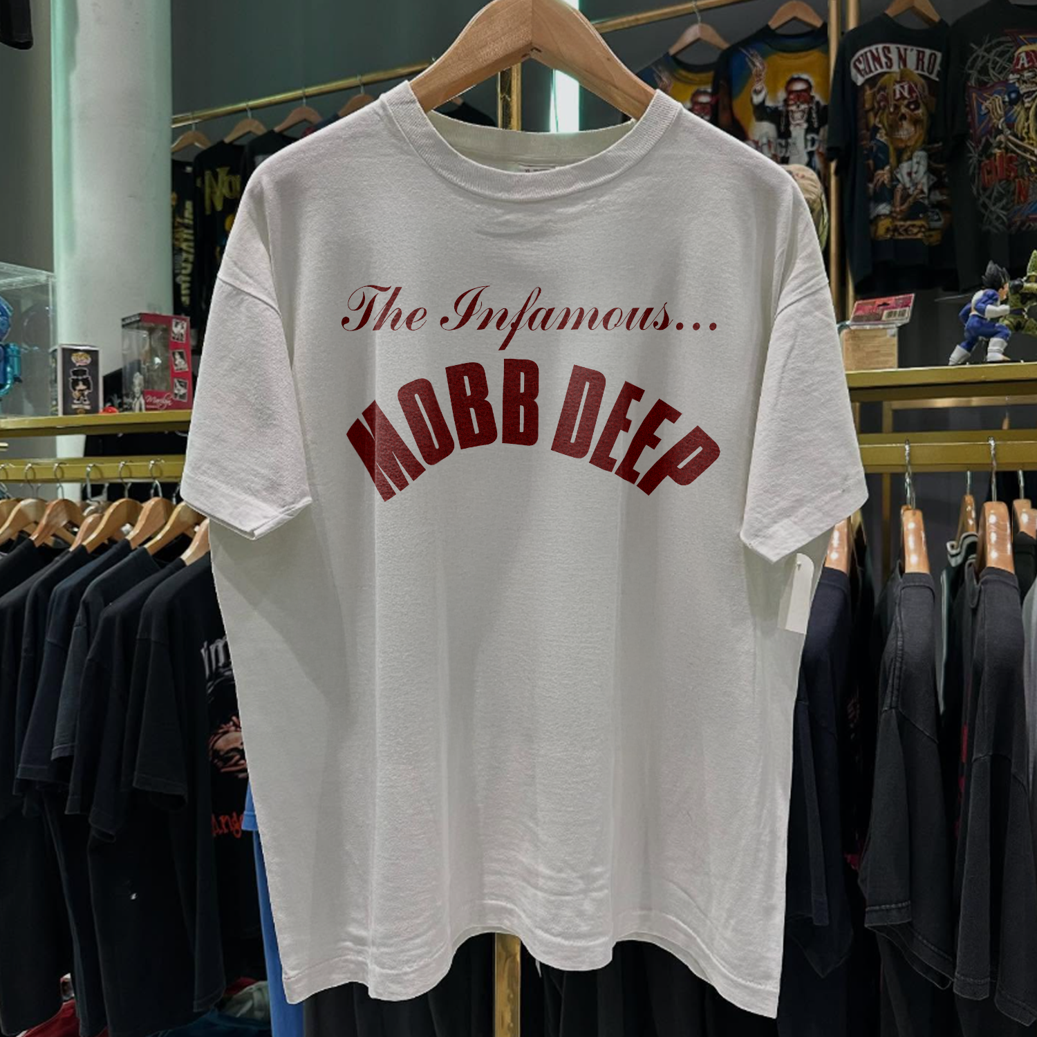 1999 MOBB DEEP “MURDA MUZIK” RARE WASHED WHITE T-SHIRT